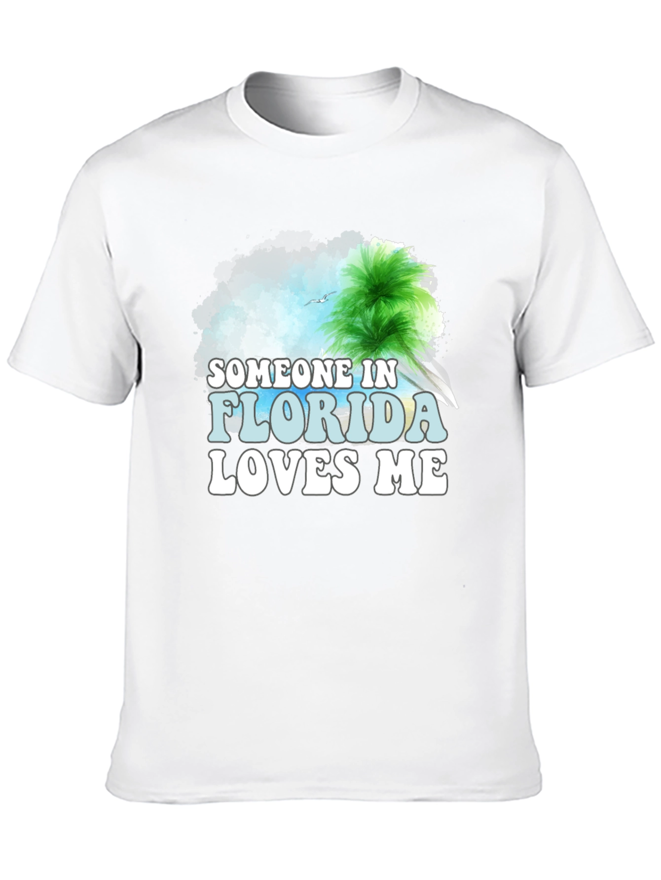 Someone in Florida Loves Me Black T-Shirt