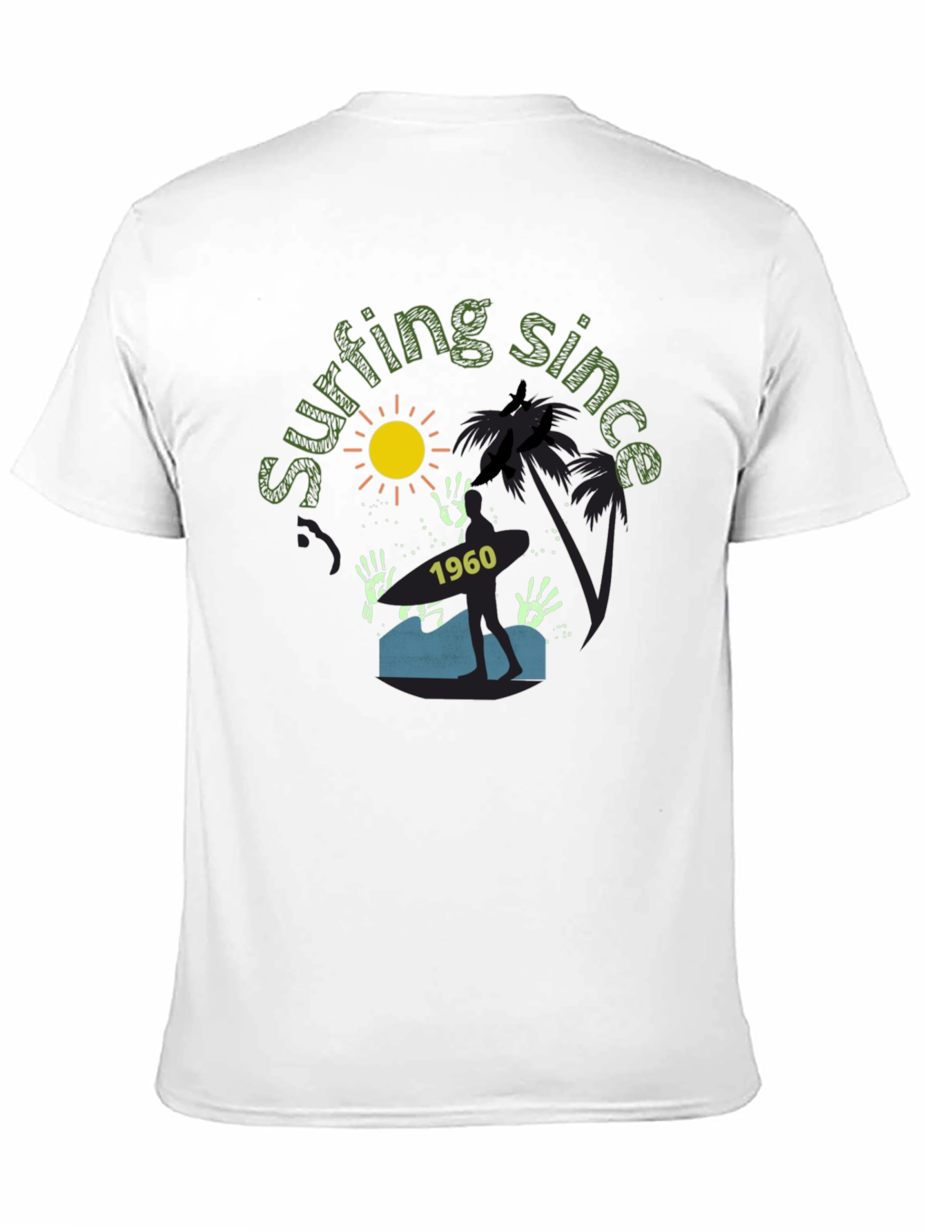 Surfing Since 1960 Graphic Tee - Tropical Vibe