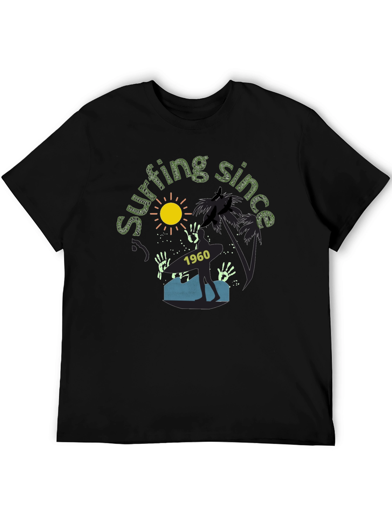 Surfing Since 1960 Graphic Tee - Tropical Vibe