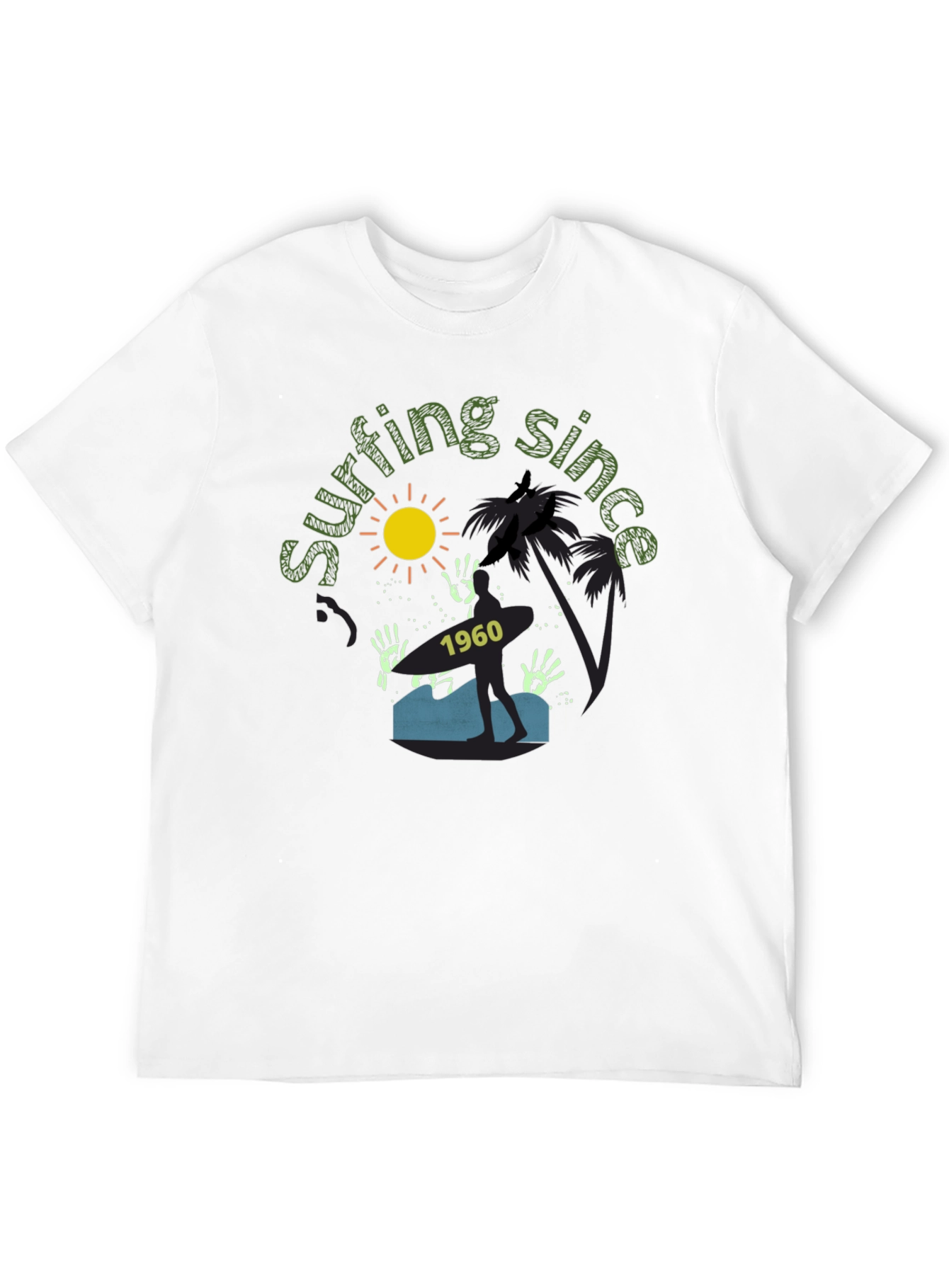 Surfing Since 1960 Graphic Tee - Tropical Vibe
