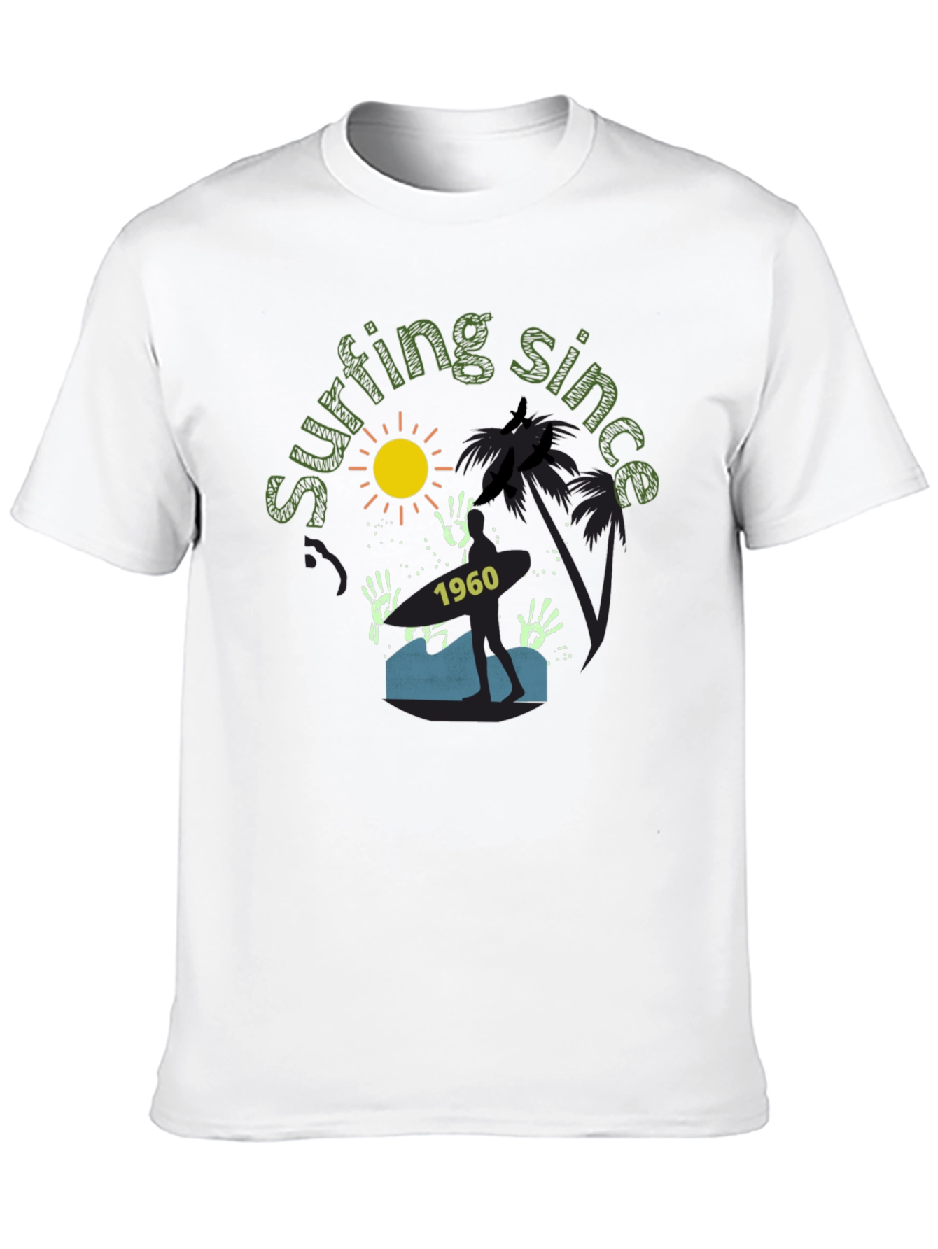 Surfing Since 1960 Graphic Tee - Tropical Vibe