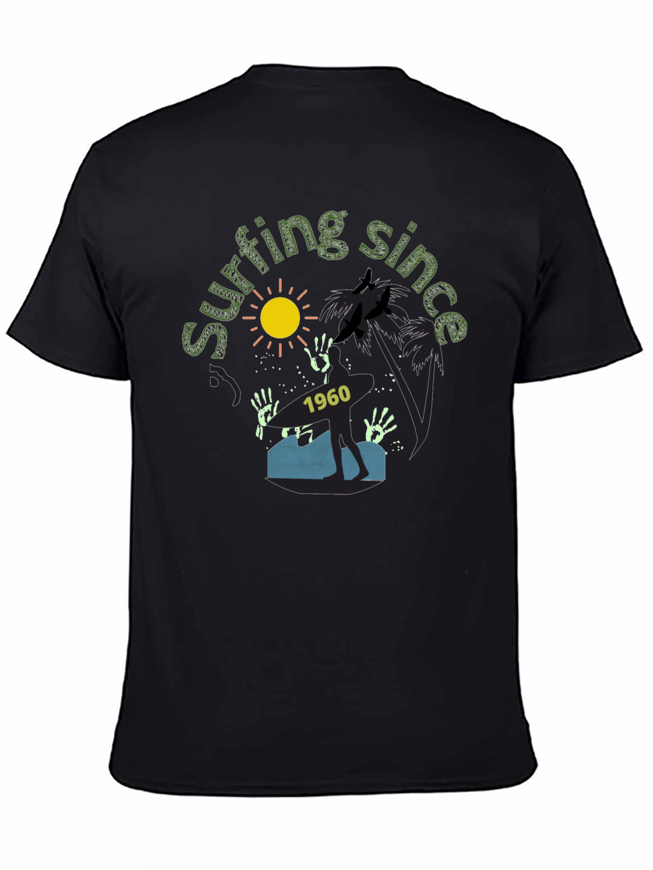 Surfing Since 1960 Graphic Tee - Tropical Vibe