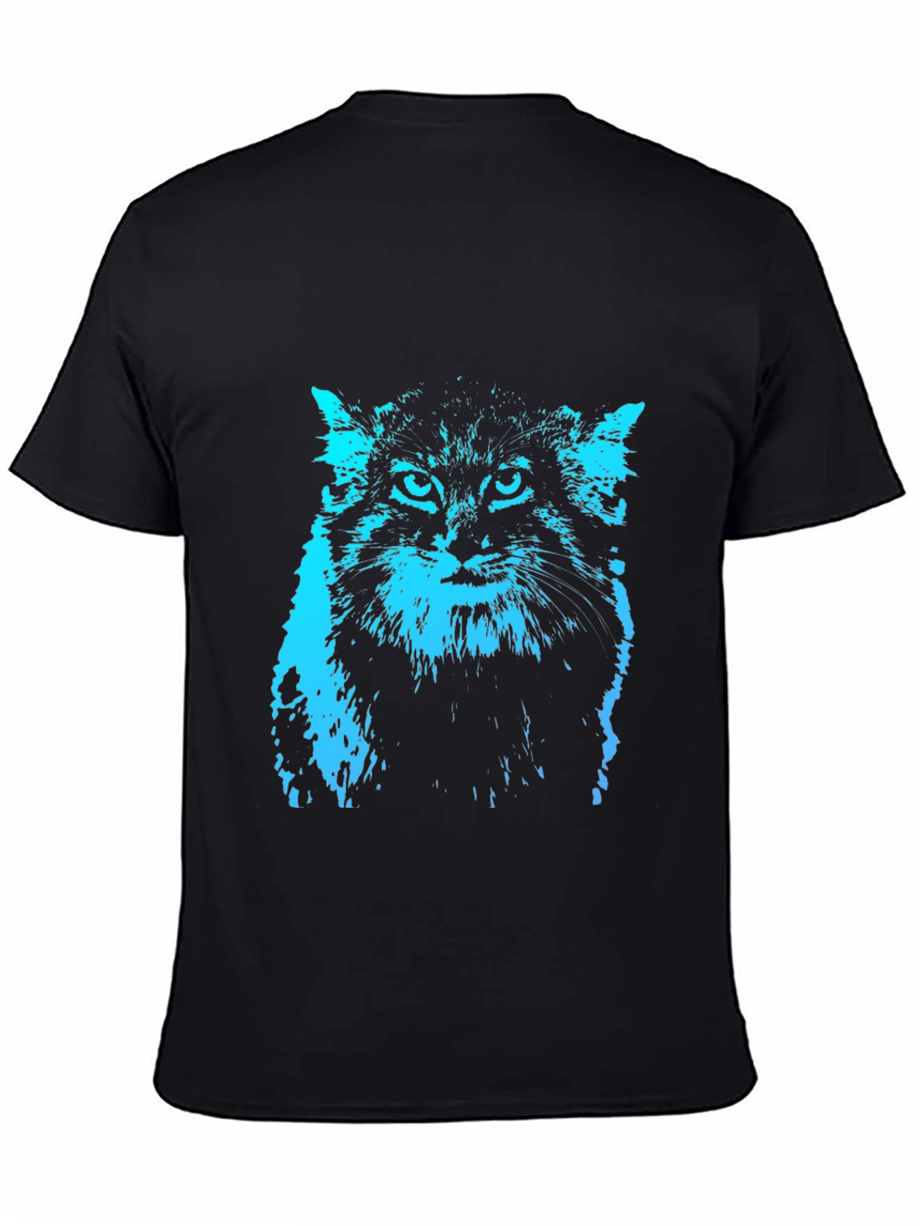 Cool Cat Graphic Tee - Black T-Shirt