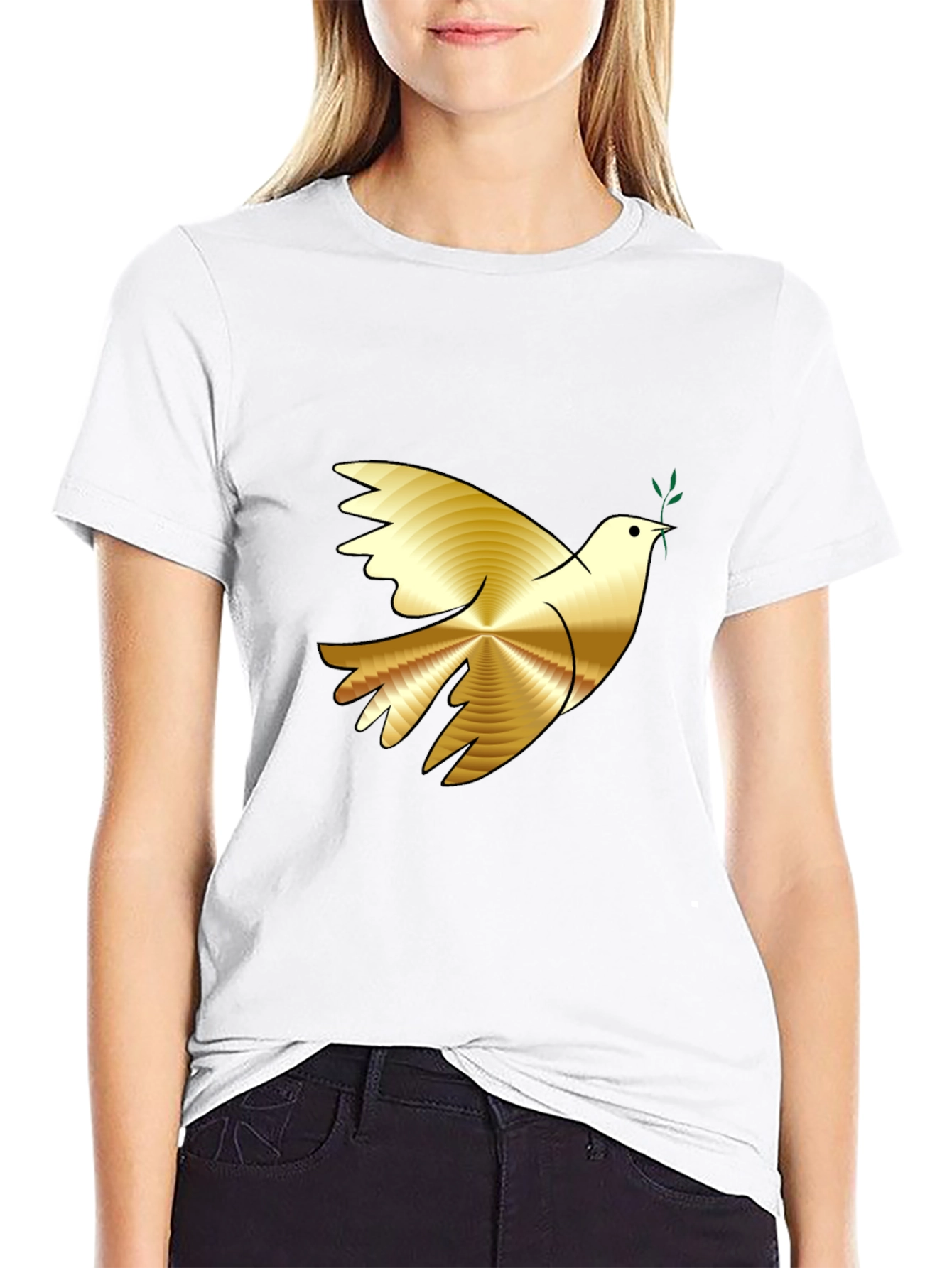 Dove Graphic Tee - Black