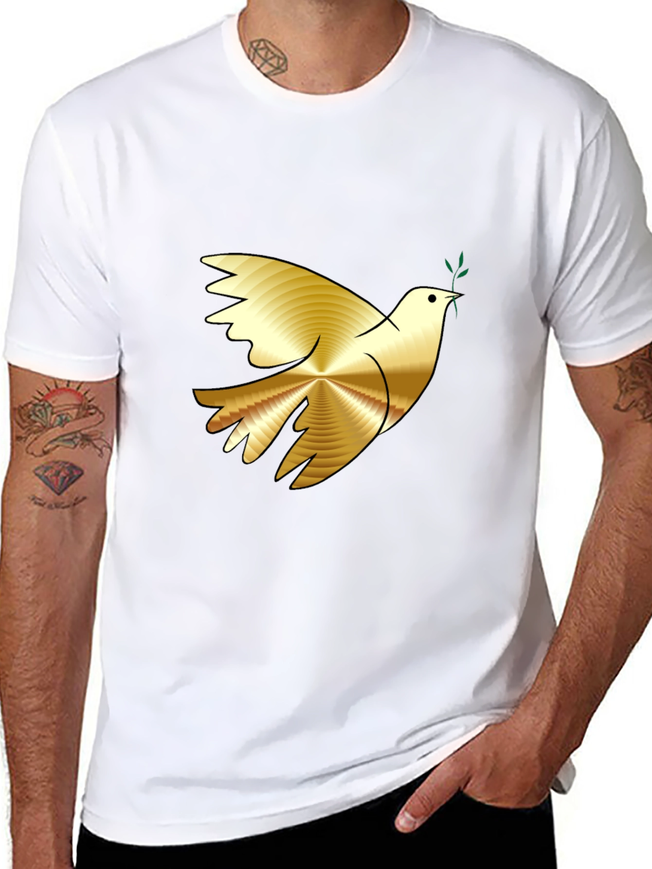 Dove Graphic Tee - Black