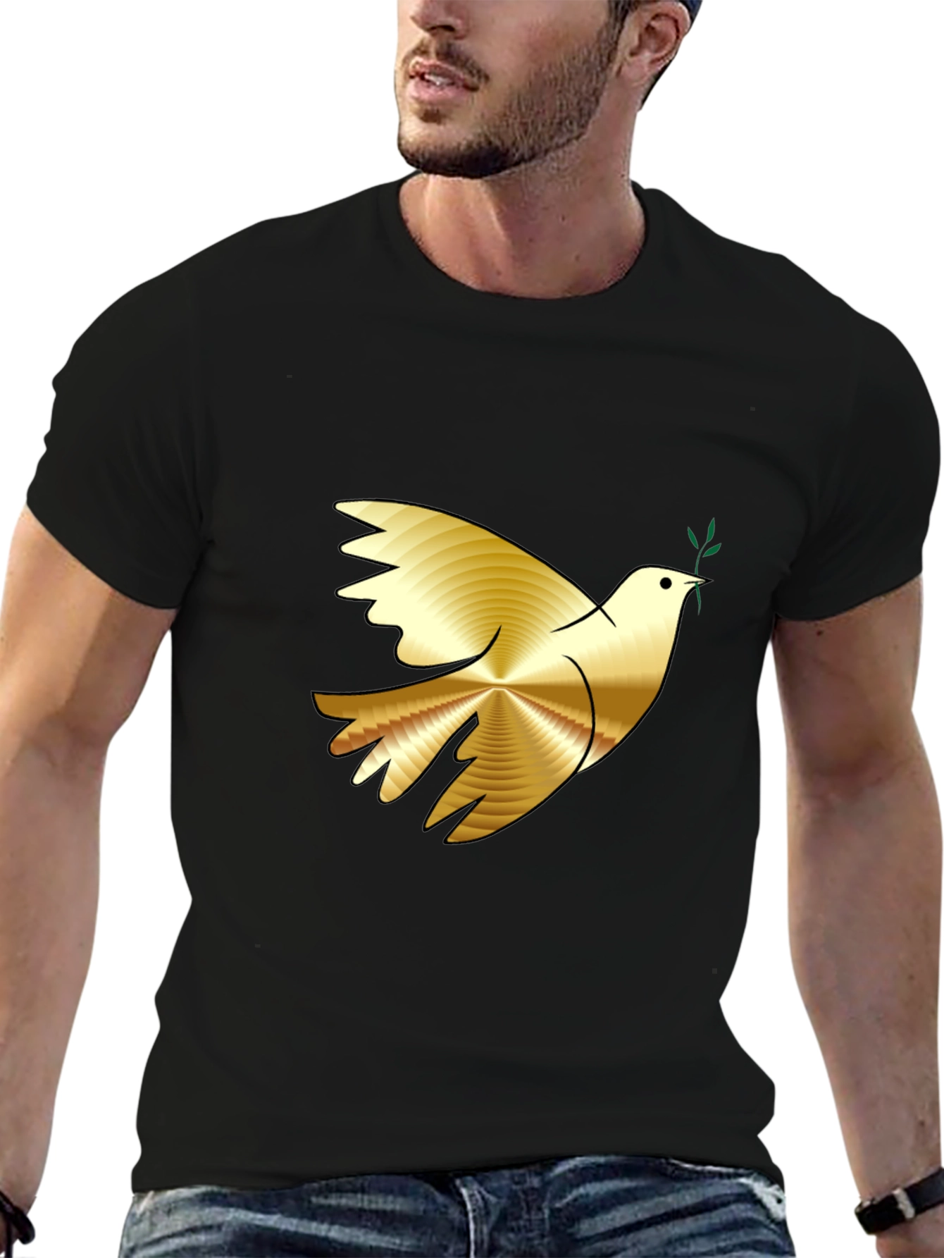Dove Graphic Tee - Black