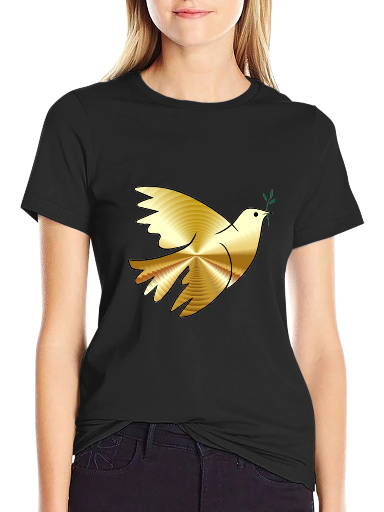 Dove Graphic Tee - Black