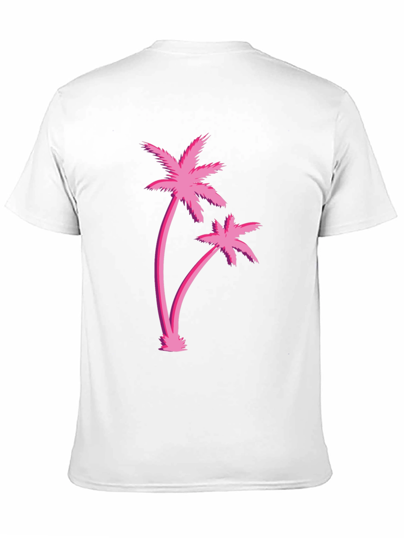 Retro Palm Tree Graphic Black T-Shirt