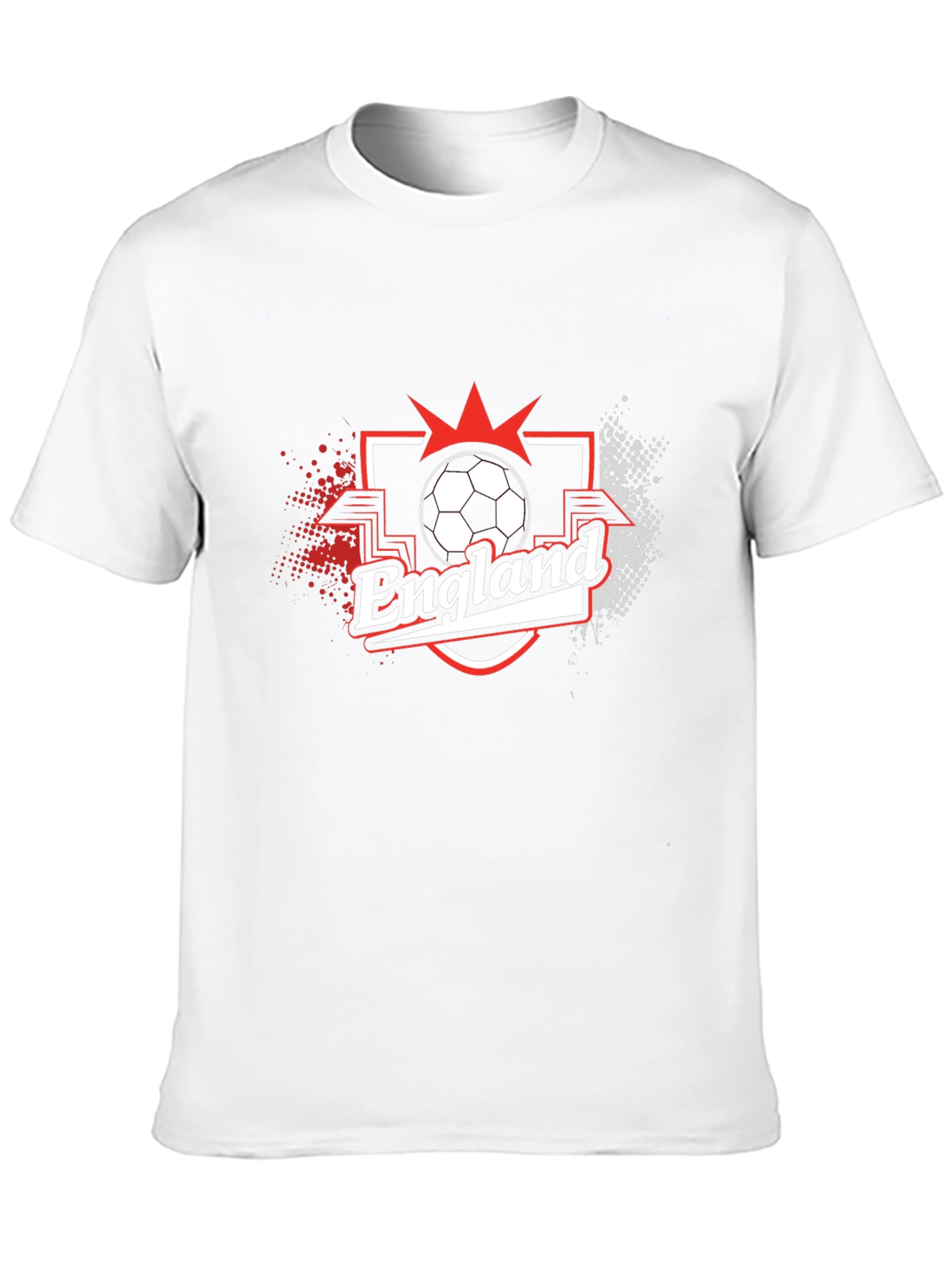 England Soccer Graphic T-Shirt - Black