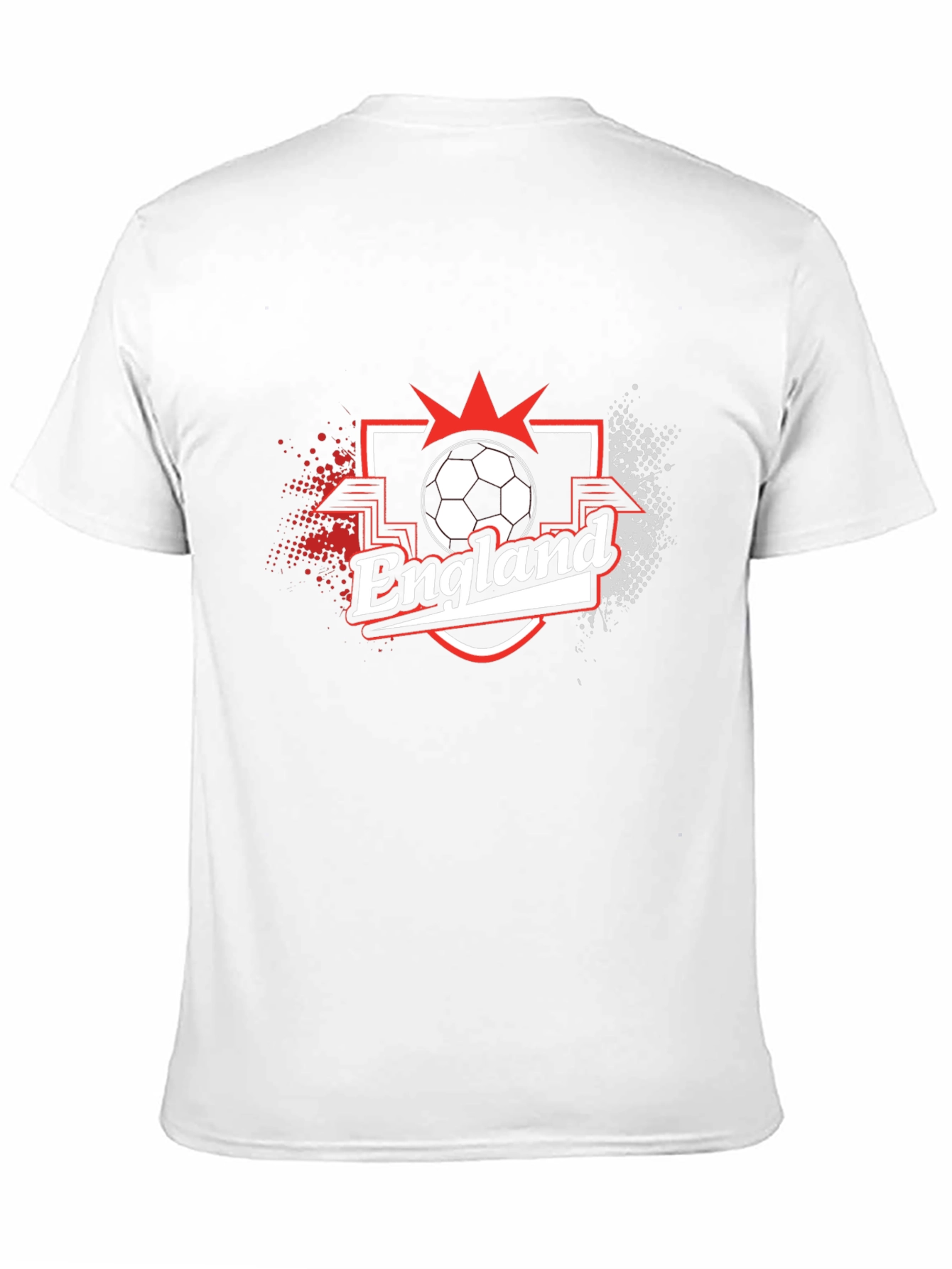 England Soccer Graphic T-Shirt - Black
