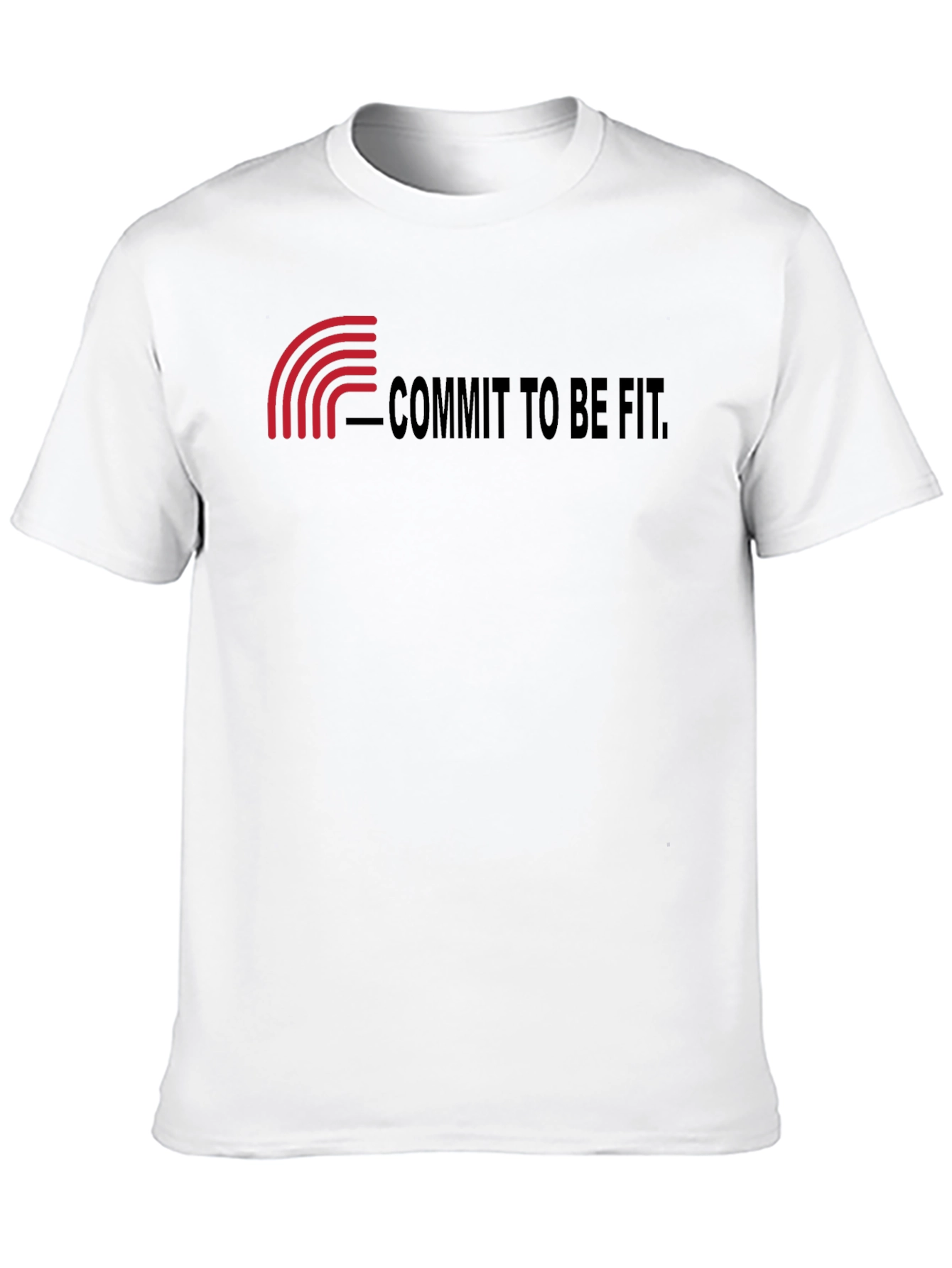 Commit to Be Fit Black T-Shirt