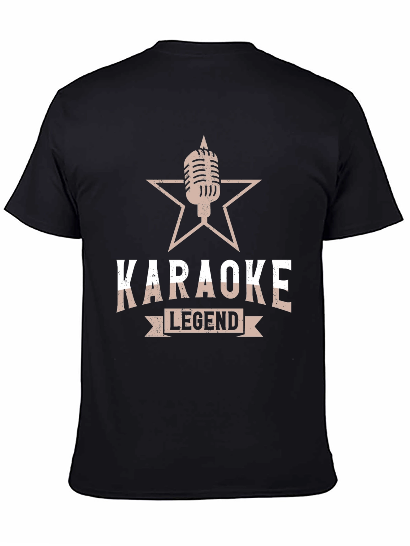 Karaoke Legend Black T-Shirt - Music Lover Gift