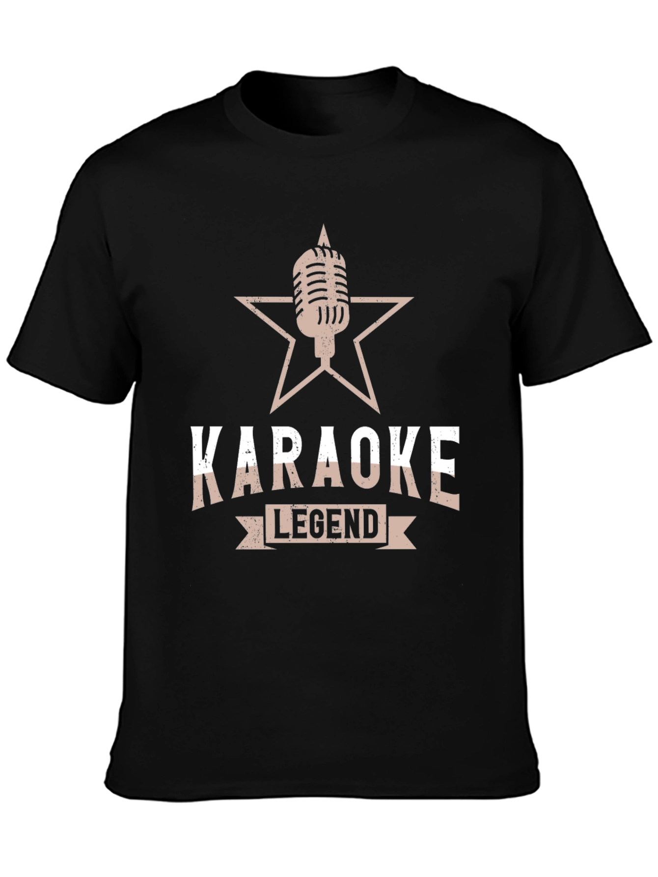 Karaoke Legend Black T-Shirt - Music Lover Gift