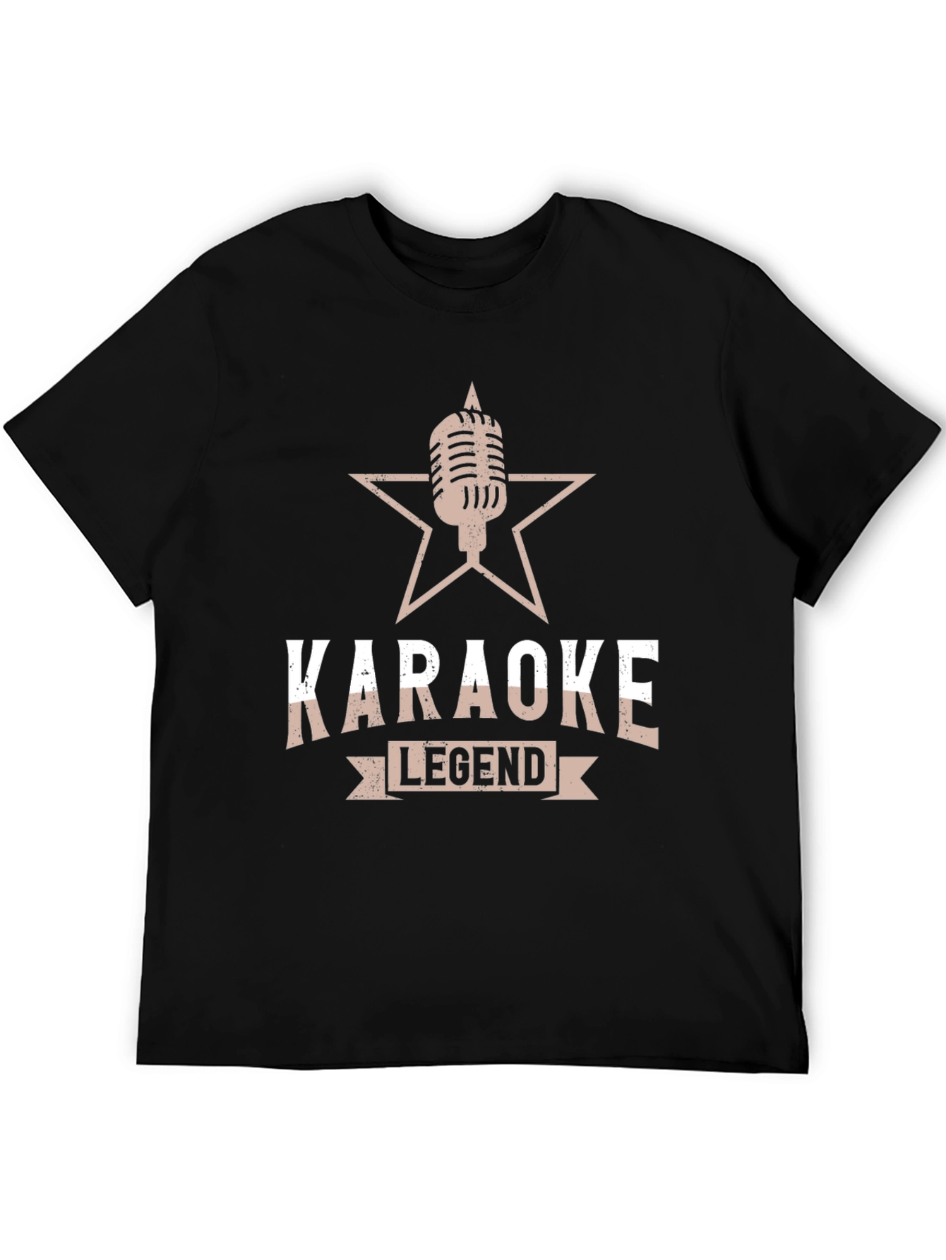 Karaoke Legend Black T-Shirt - Music Lover Gift