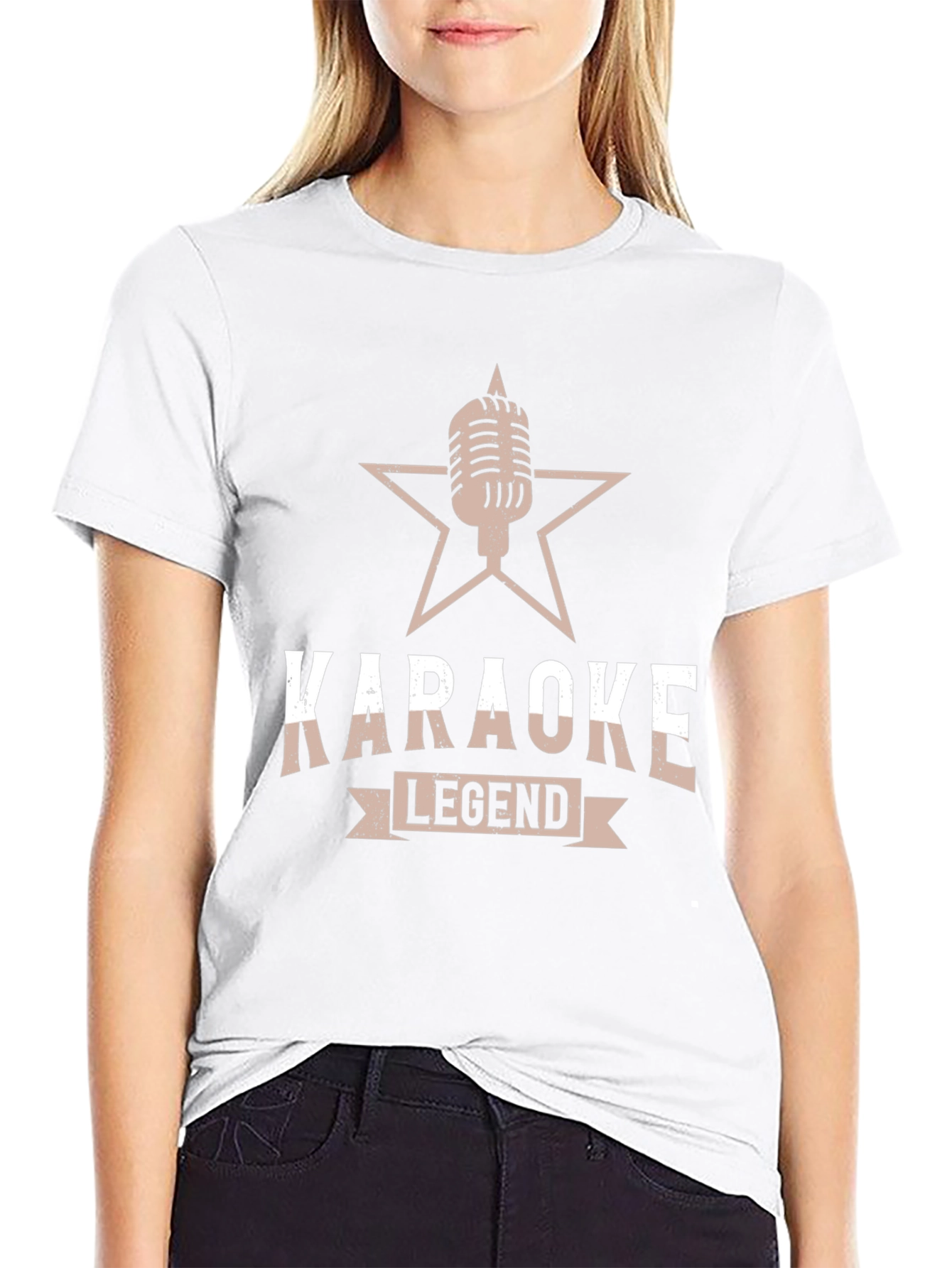 Karaoke Legend Black T-Shirt - Music Lover Gift