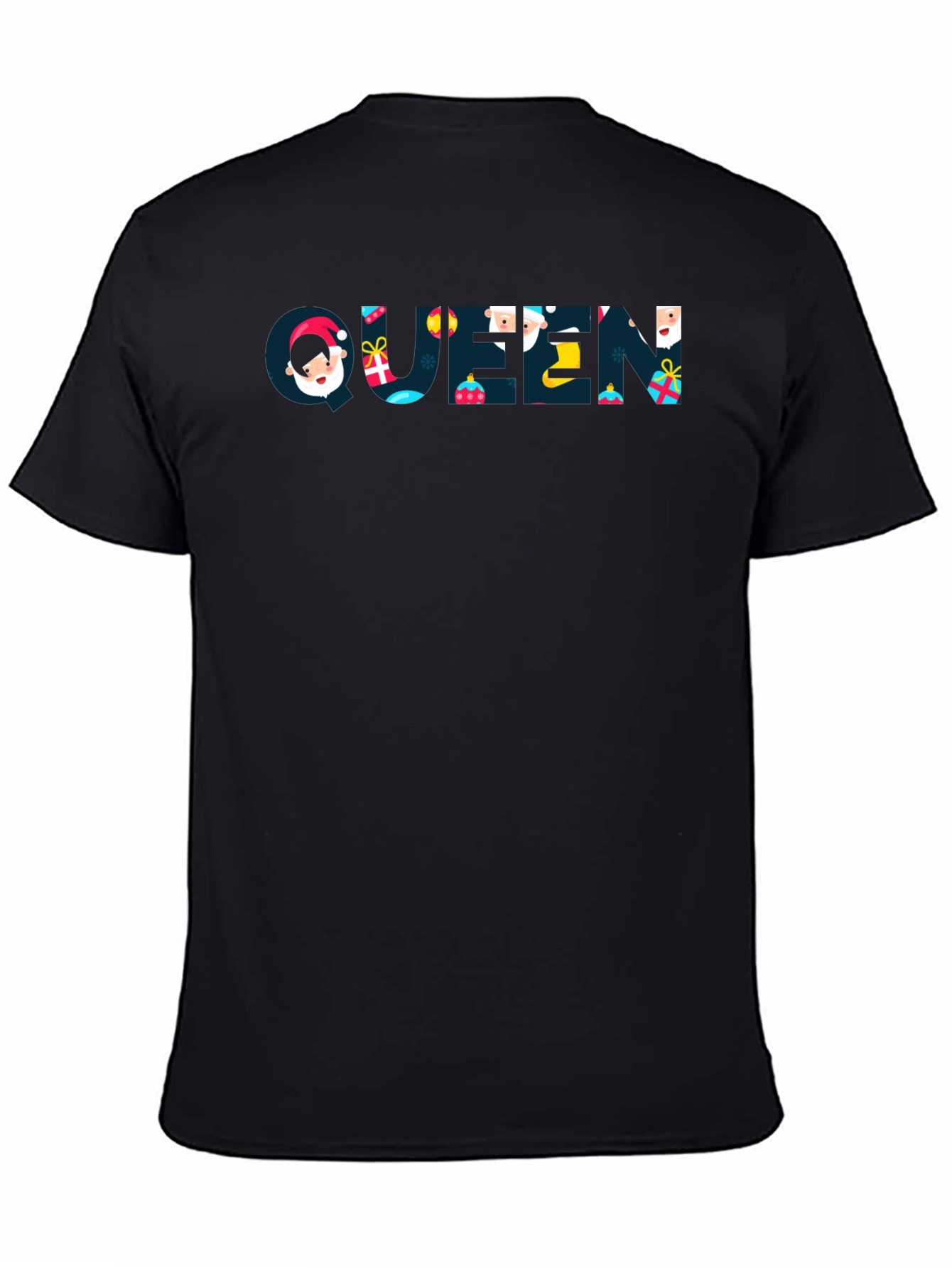 Queen Holiday Graphic T-Shirt - Black