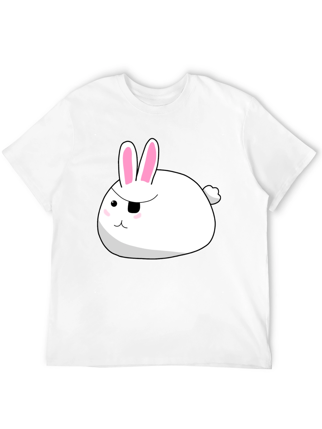 Funny Rabbit T-Shirt - One Eyed Bunny Tee