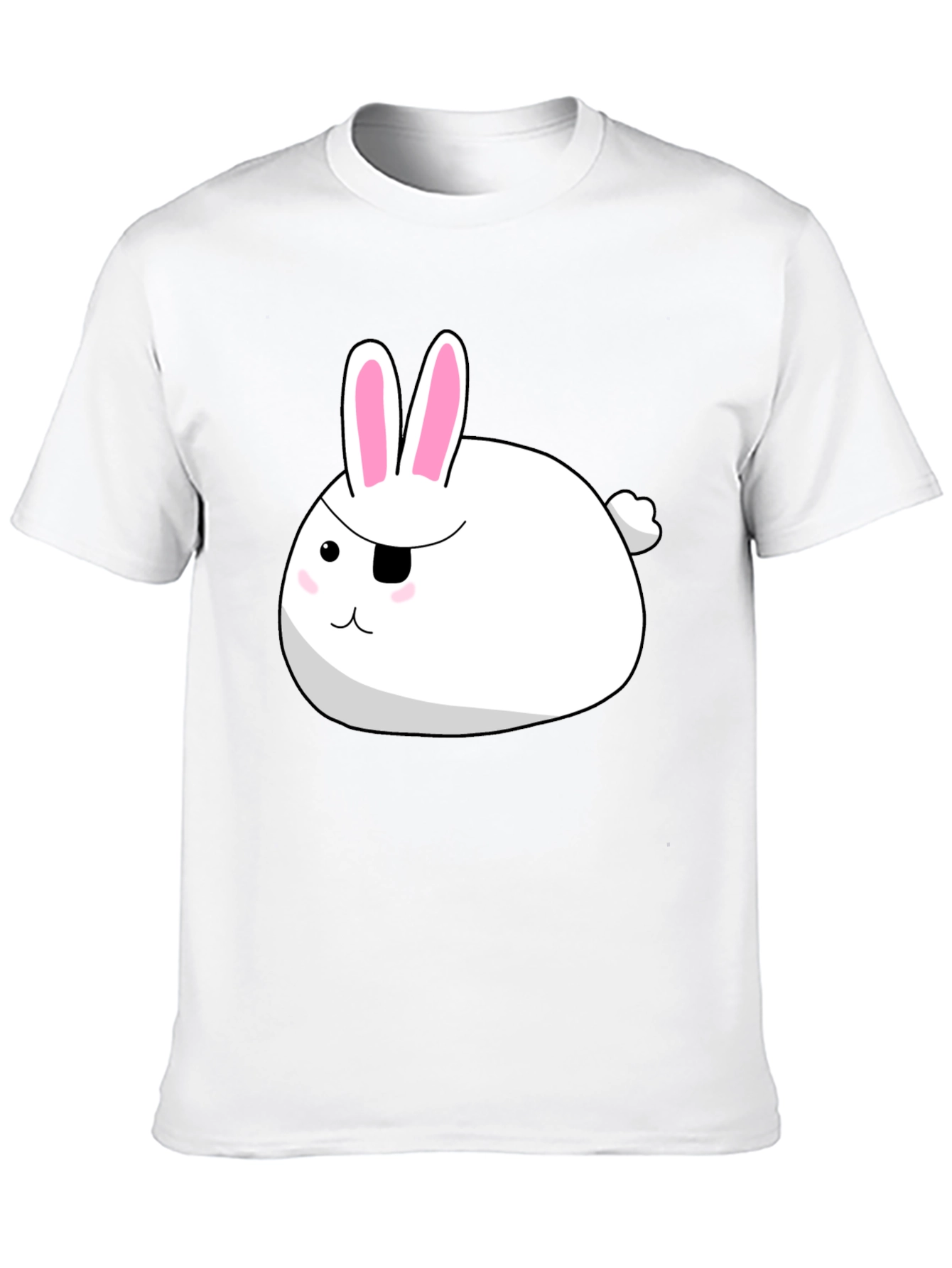 Funny Rabbit T-Shirt - One Eyed Bunny Tee