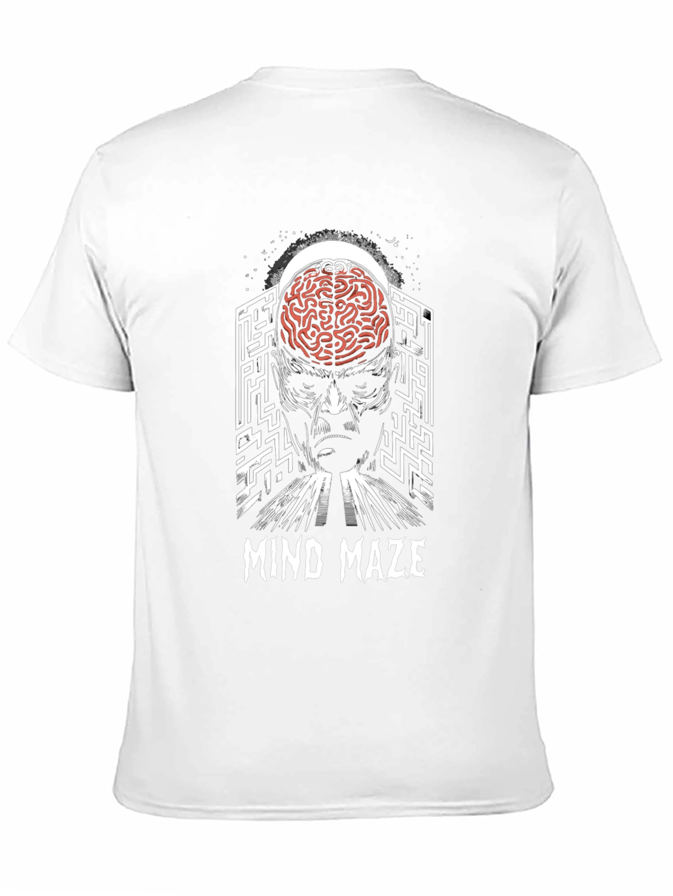 Mind Maze Graphic T-Shirt - Brain Teaser Tee