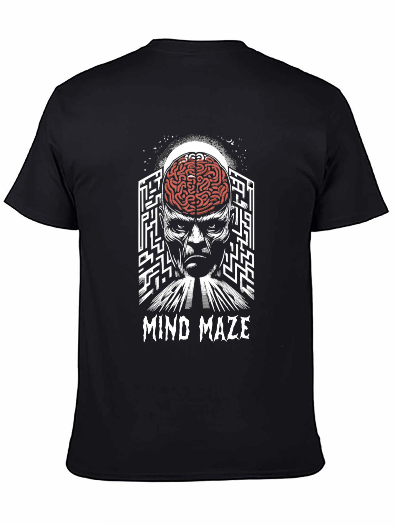Mind Maze Graphic T-Shirt - Brain Teaser Tee