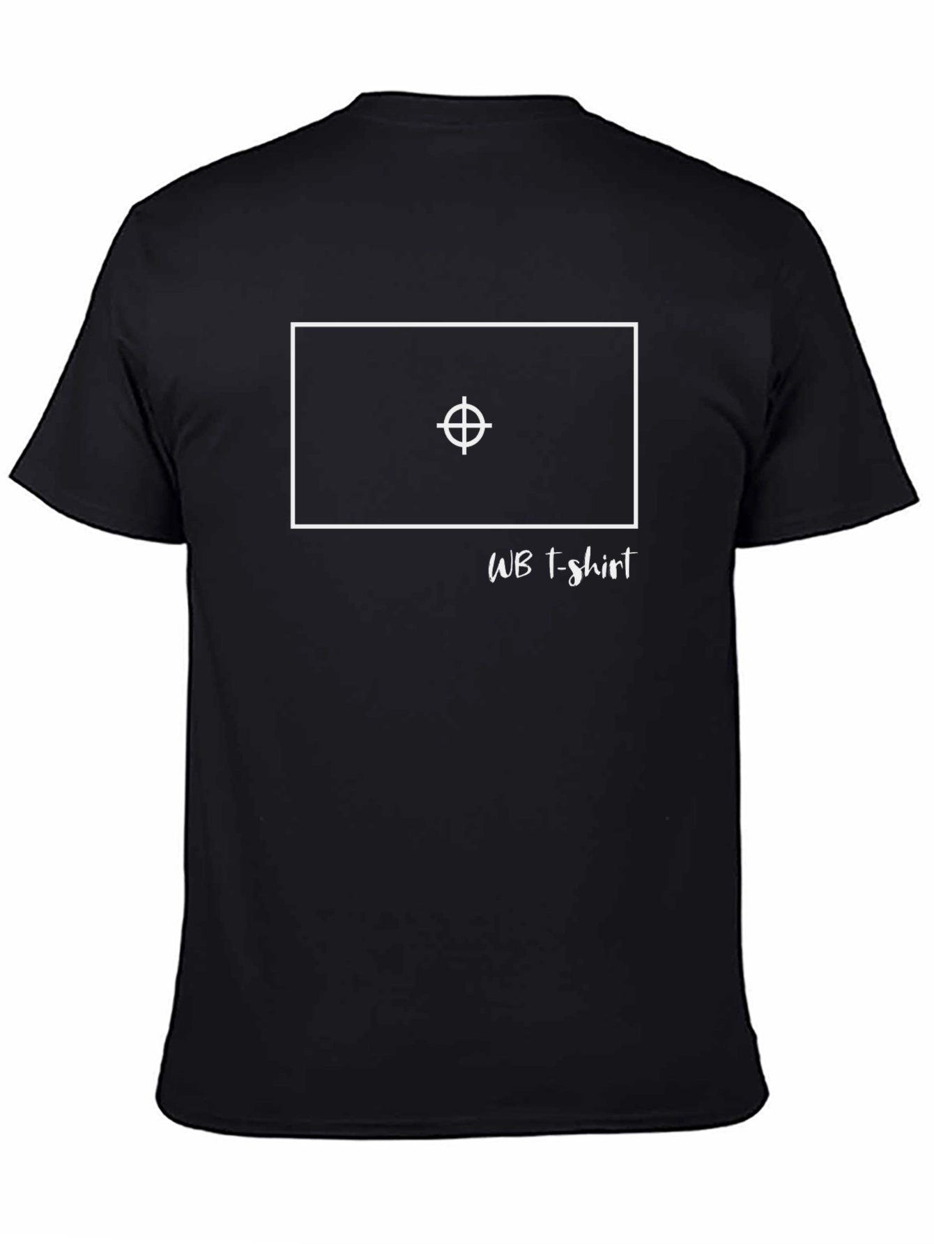 Black T-shirt with Graphic Print