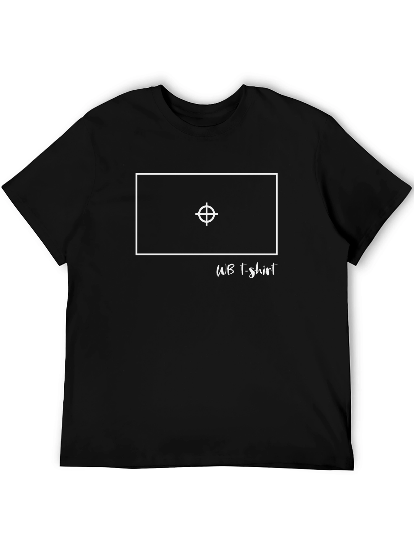 Black T-shirt with Graphic Print