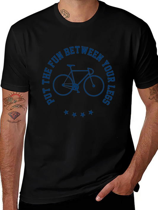 Funny Bike T-Shirt - Put the Fun Between Your Legs!