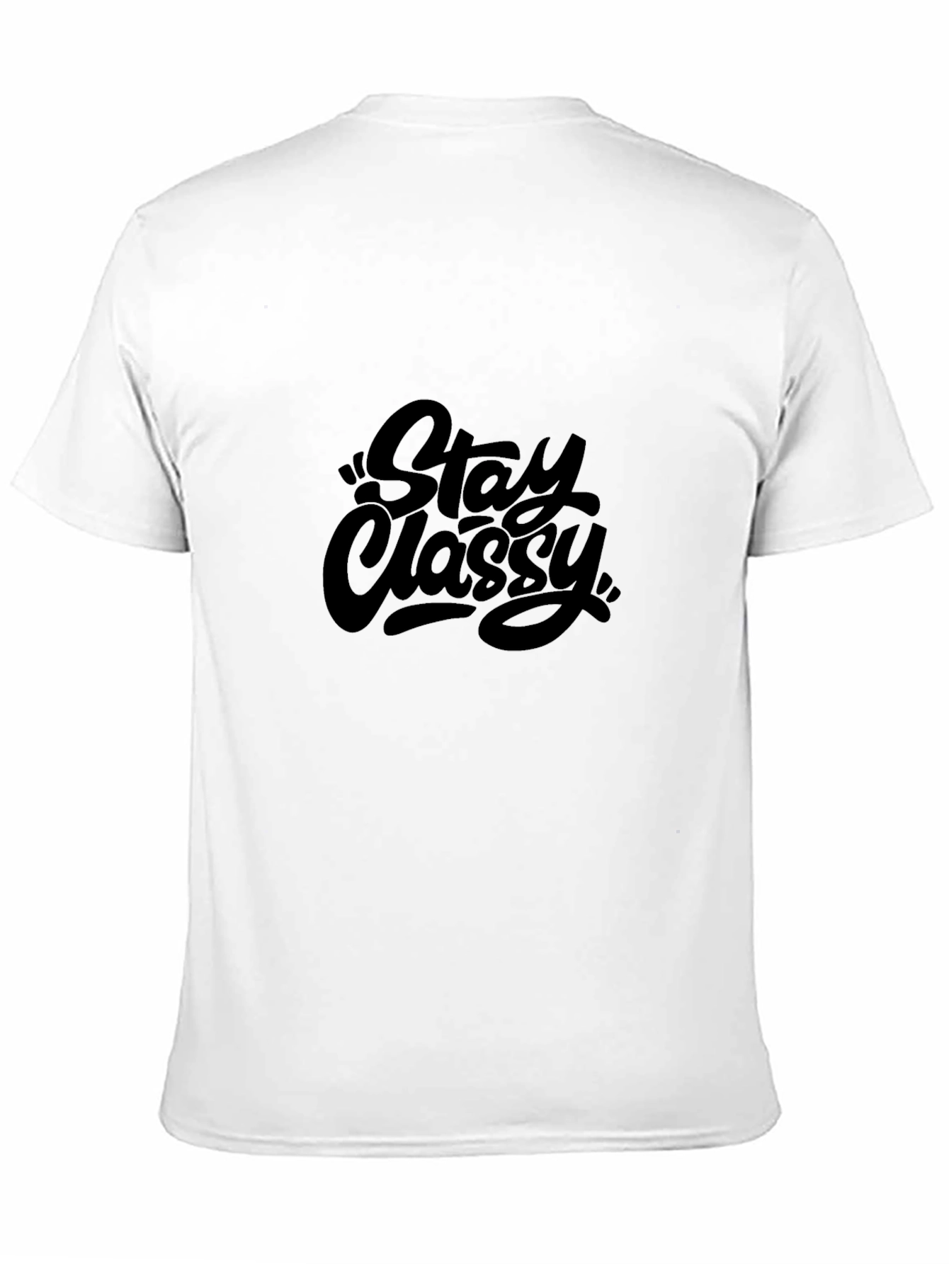 Stay Classy Black Graphic Tee - Stylish Comfort