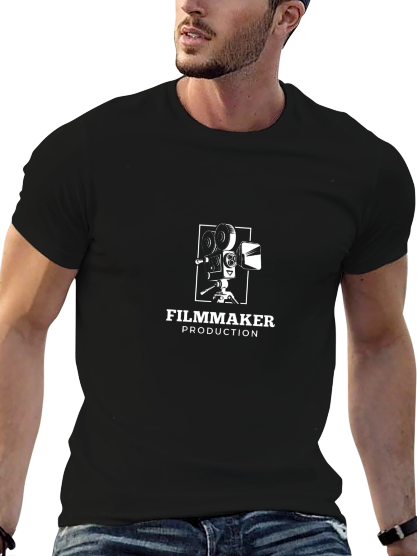 Filmmaker Production Black T-Shirt