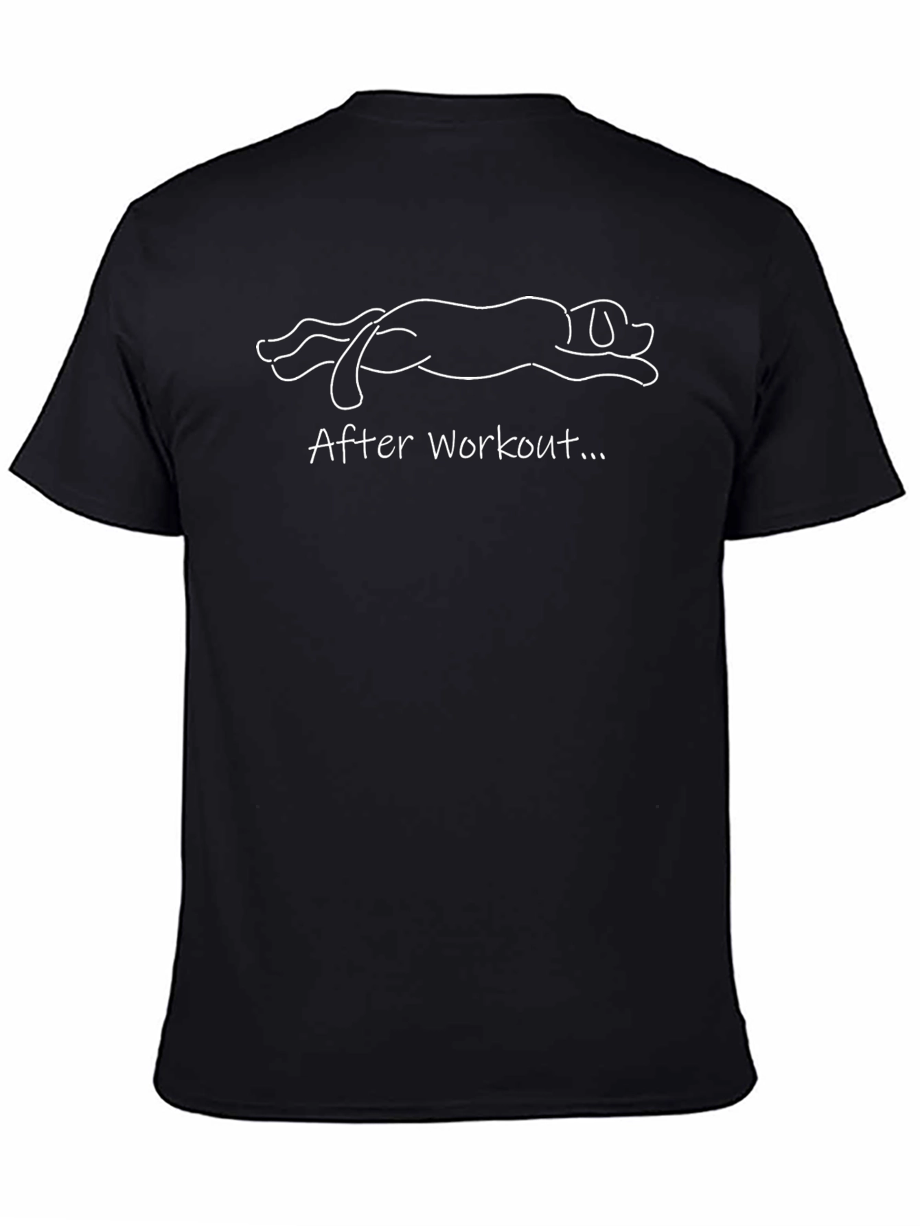 After Workout Dog Graphic T-Shirt