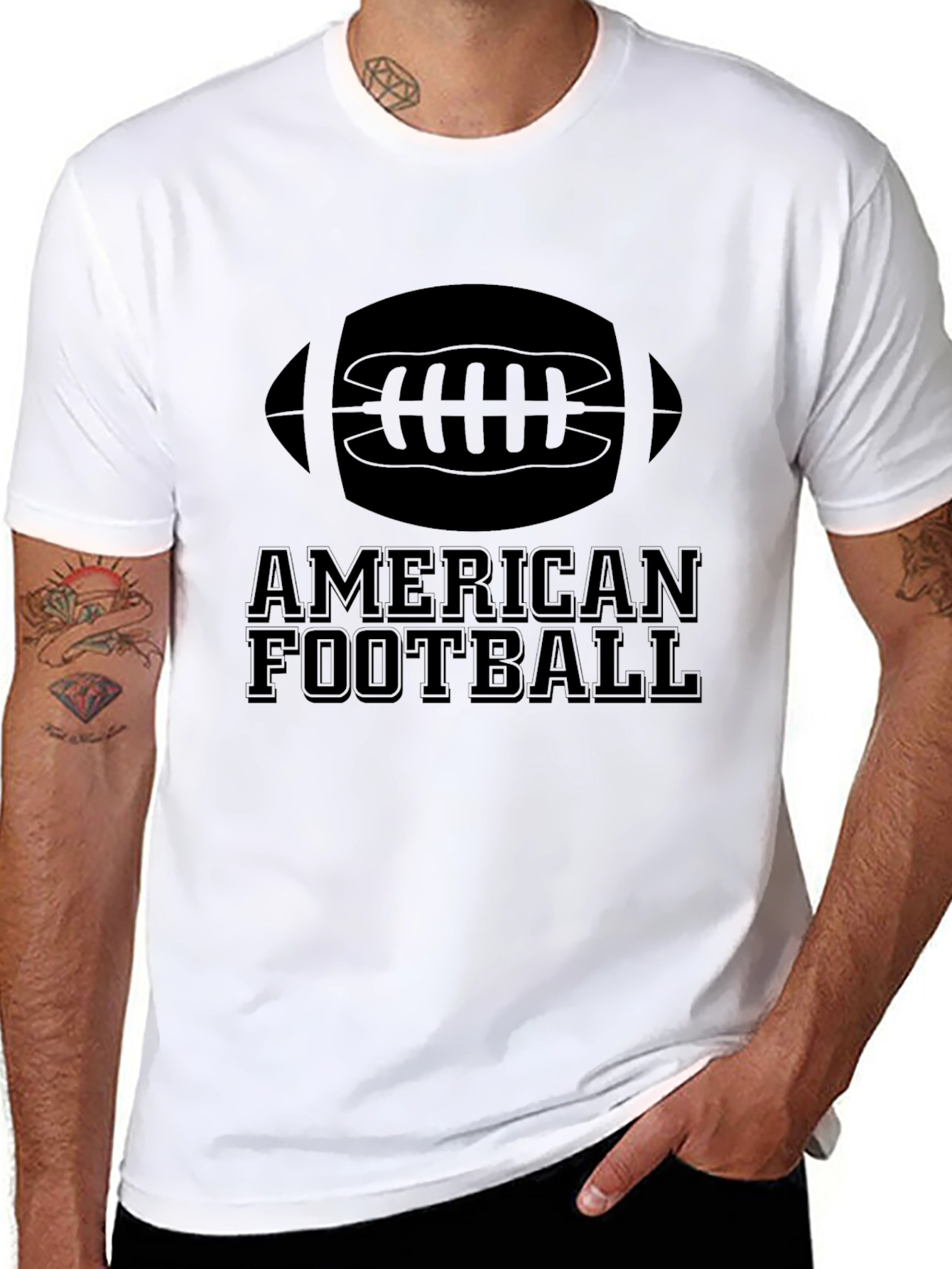 American Football Graphic T-Shirt
