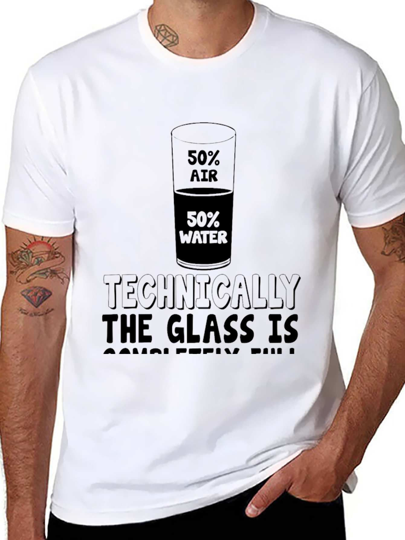 Technically The Glass is Full T-Shirt