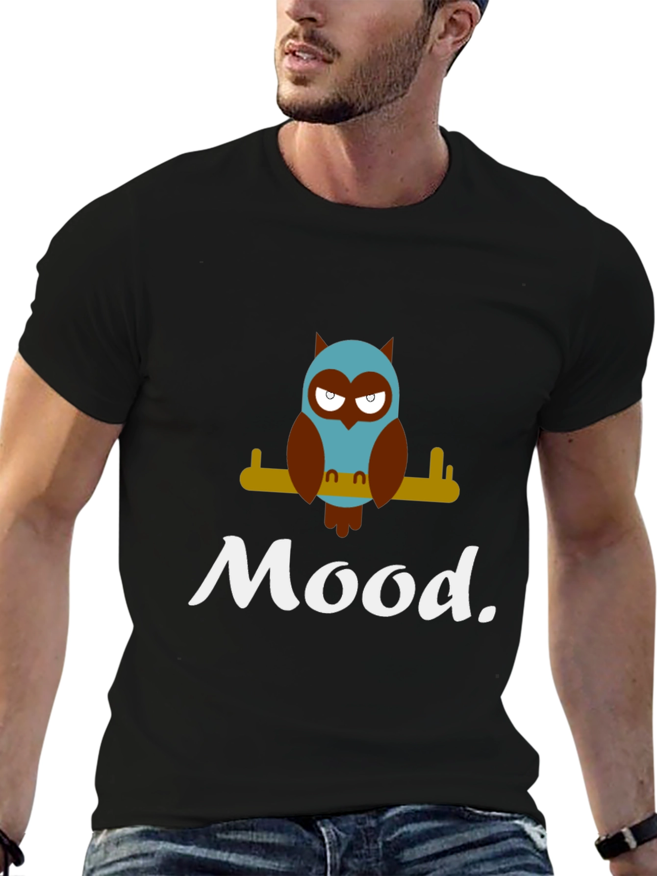 Mood Owl Graphic T-Shirt - Soft Cotton Tee