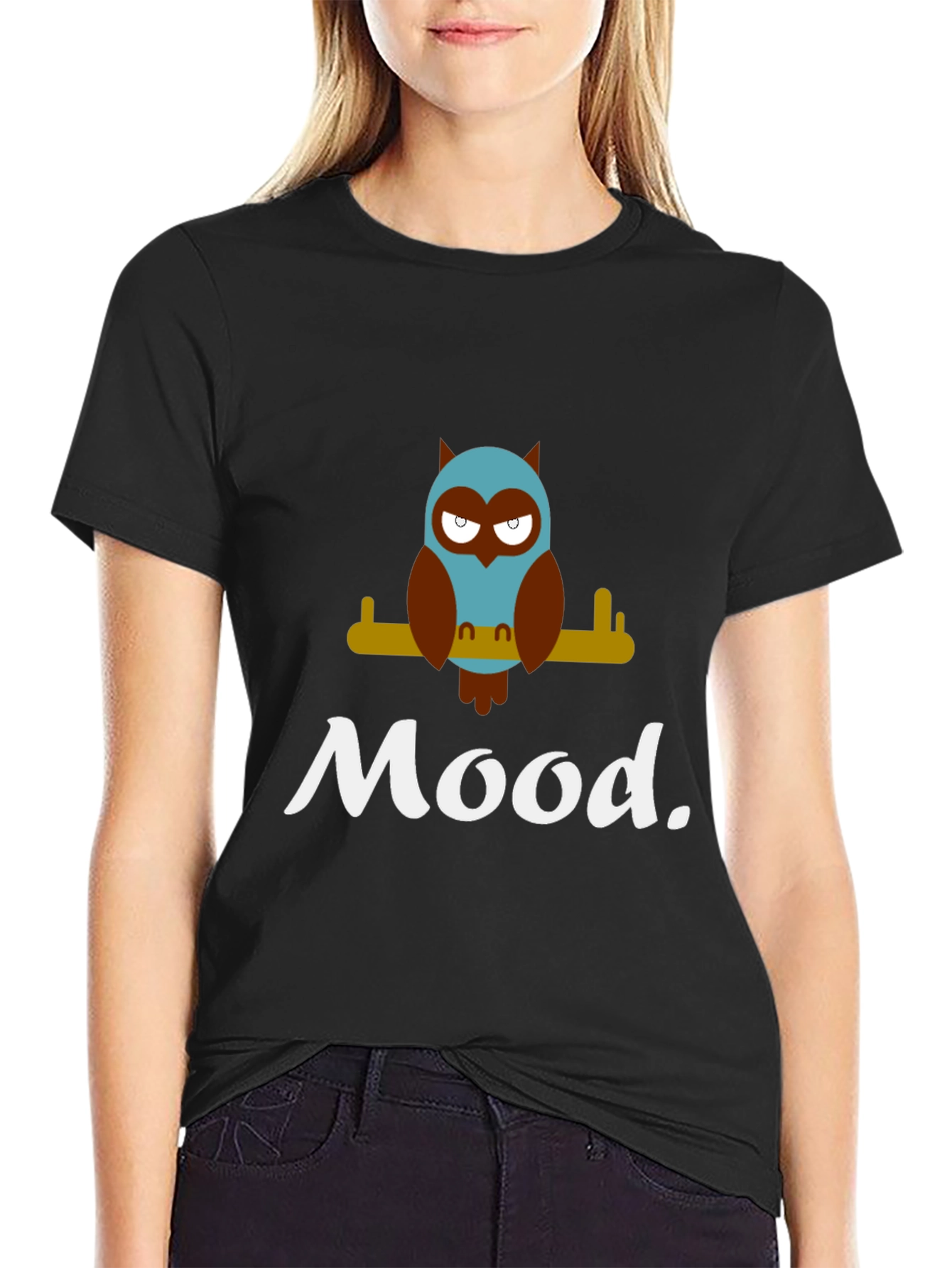 Mood Owl Graphic T-Shirt - Soft Cotton Tee