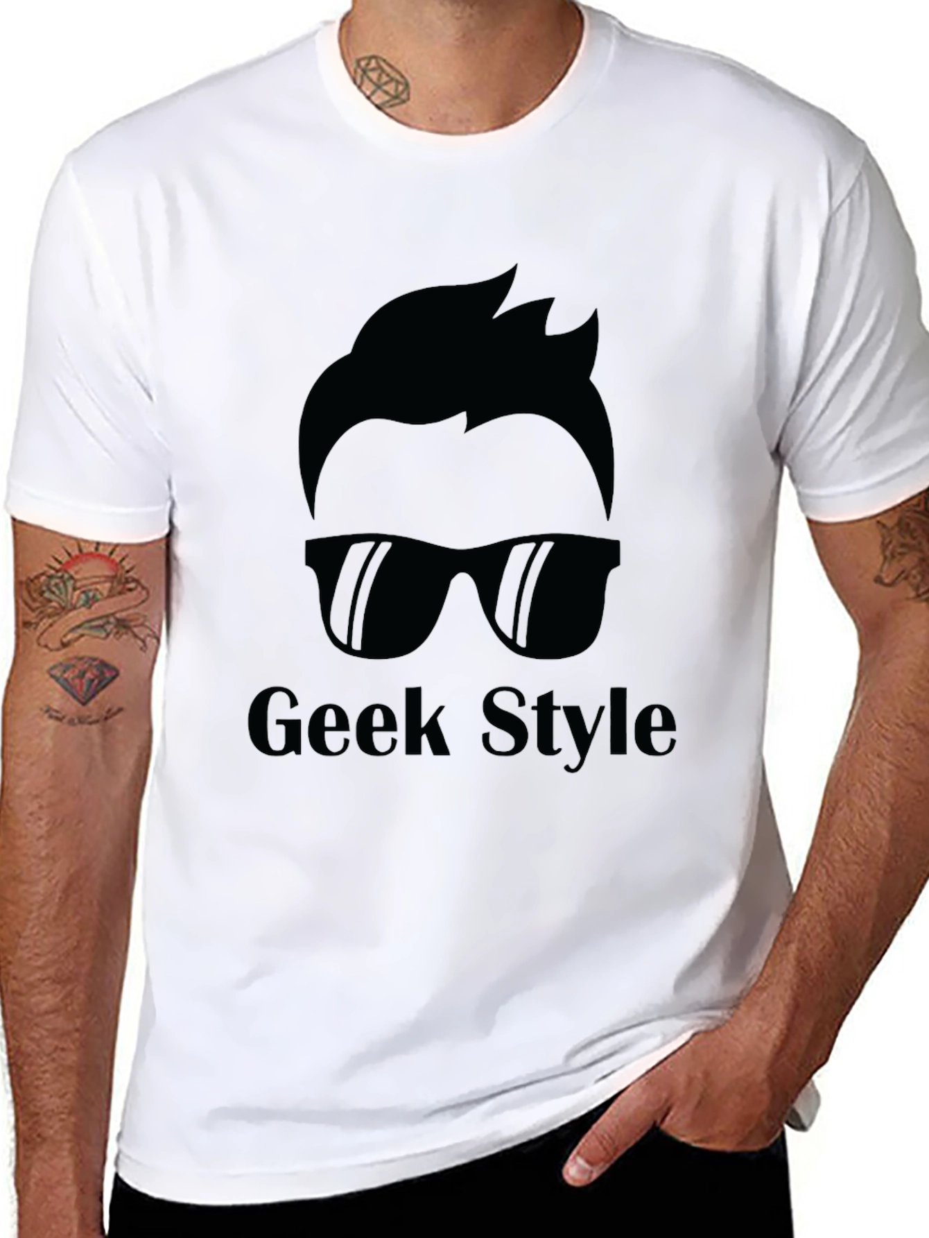 Geek Style Graphic T-Shirt - Cool Casual Wear