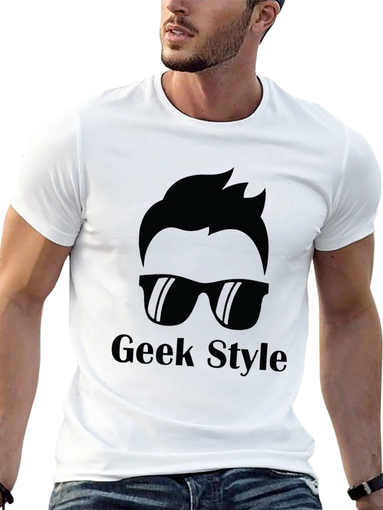 Geek Style Graphic T-Shirt - Cool Casual Wear