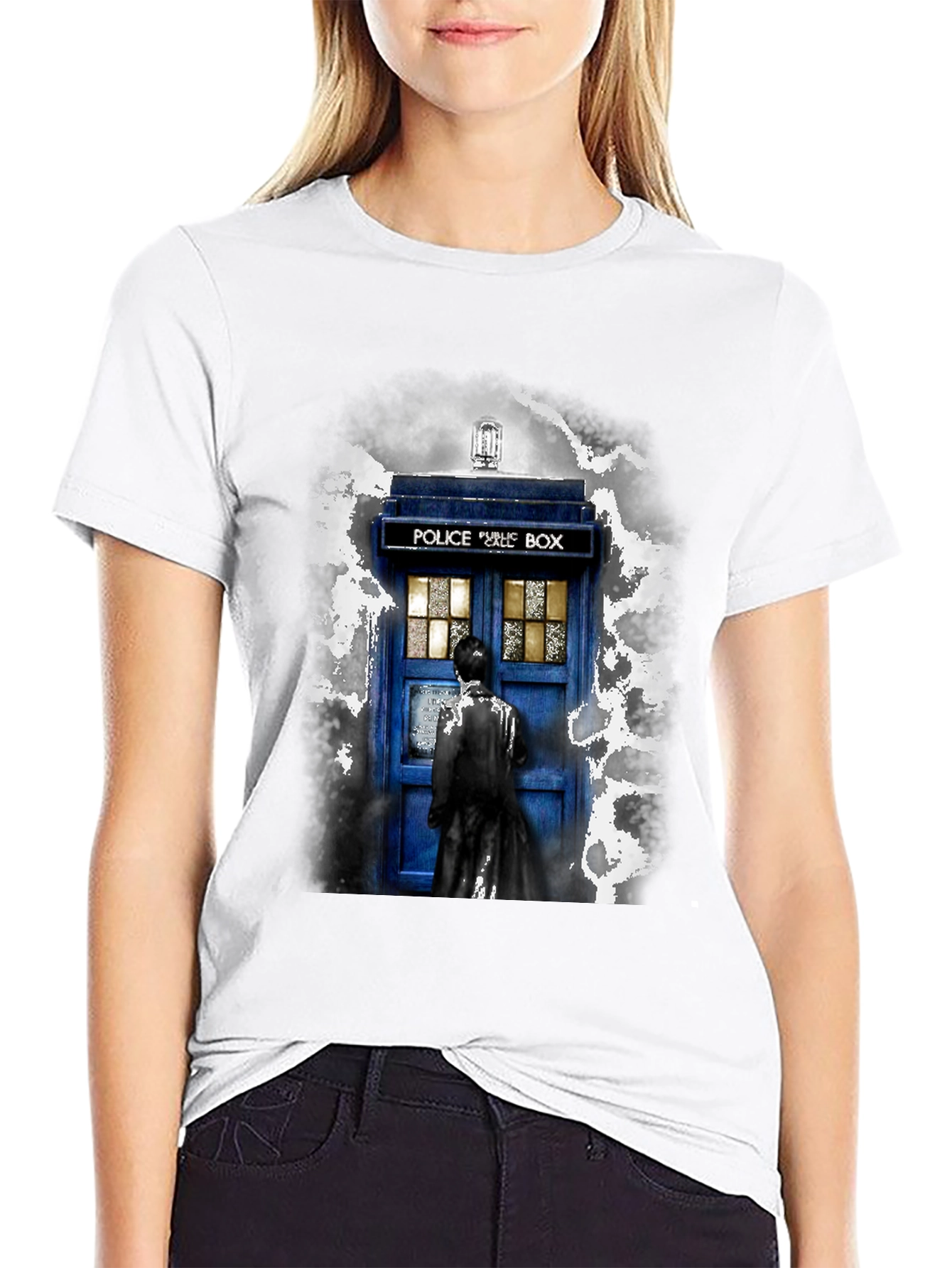 Doctor Who TARDIS Graphic Tee
