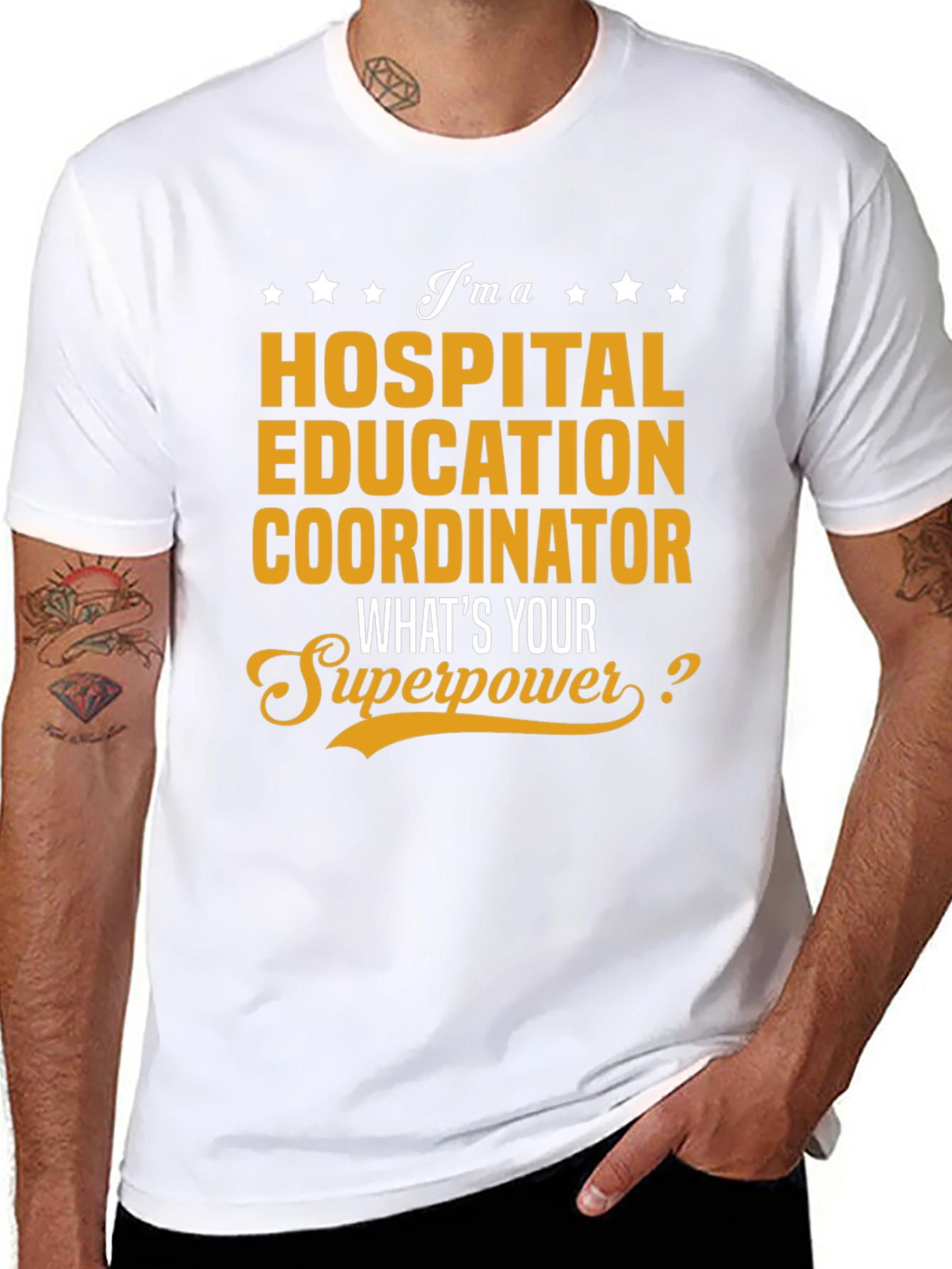 Hospital Education Coordinator Superpower T-Shirt