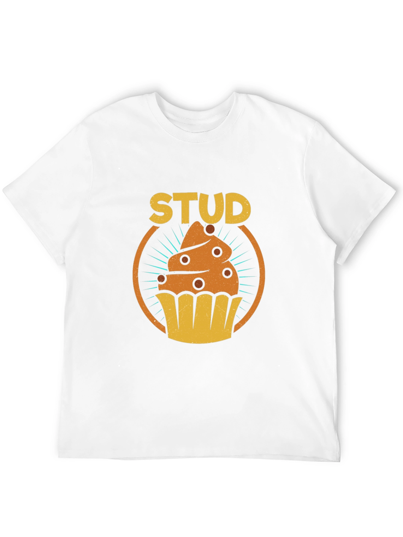 Stud Muffin Graphic Tee - Novelty Mens T-Shirt