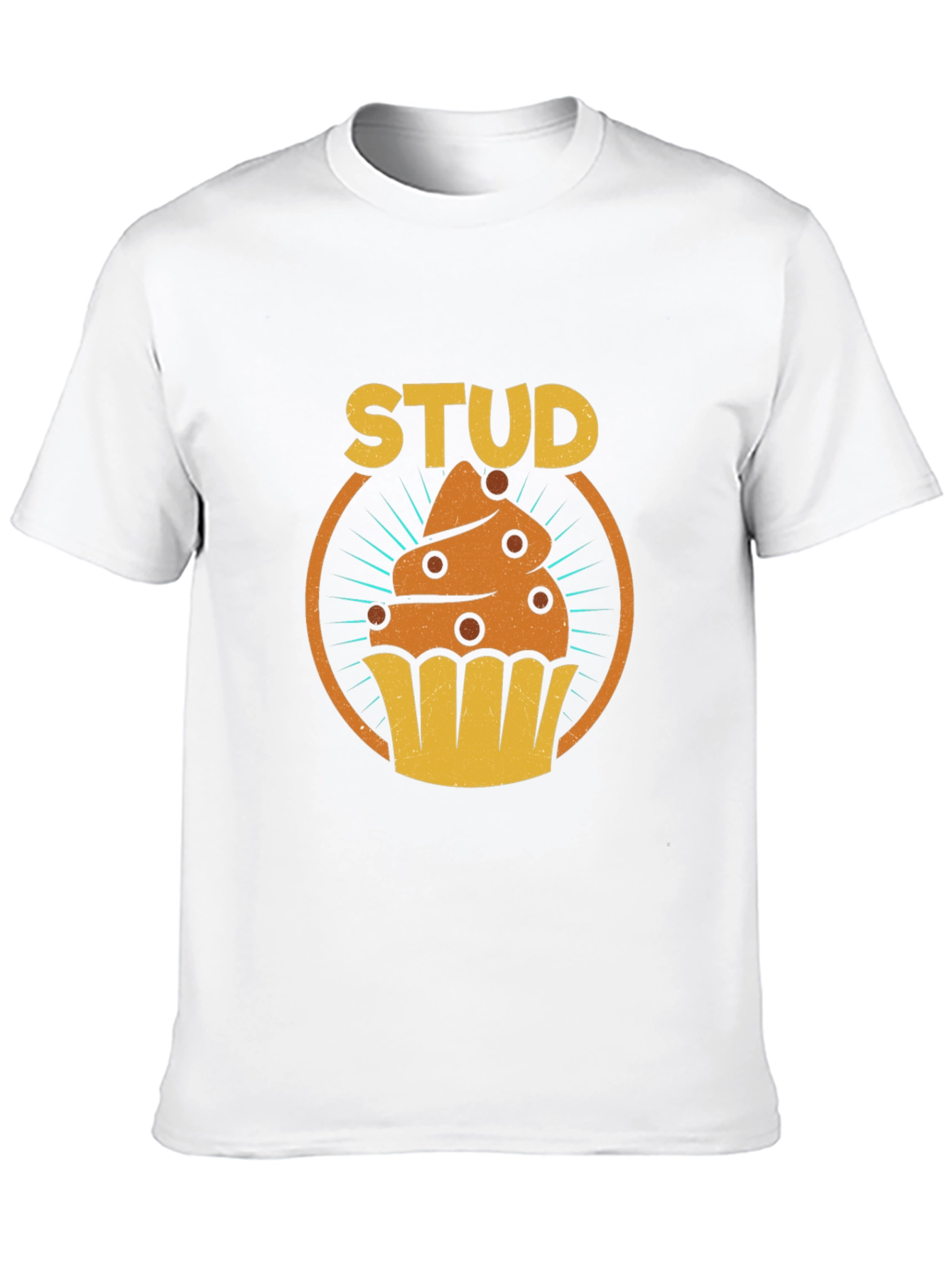 Stud Muffin Graphic Tee - Novelty Mens T-Shirt