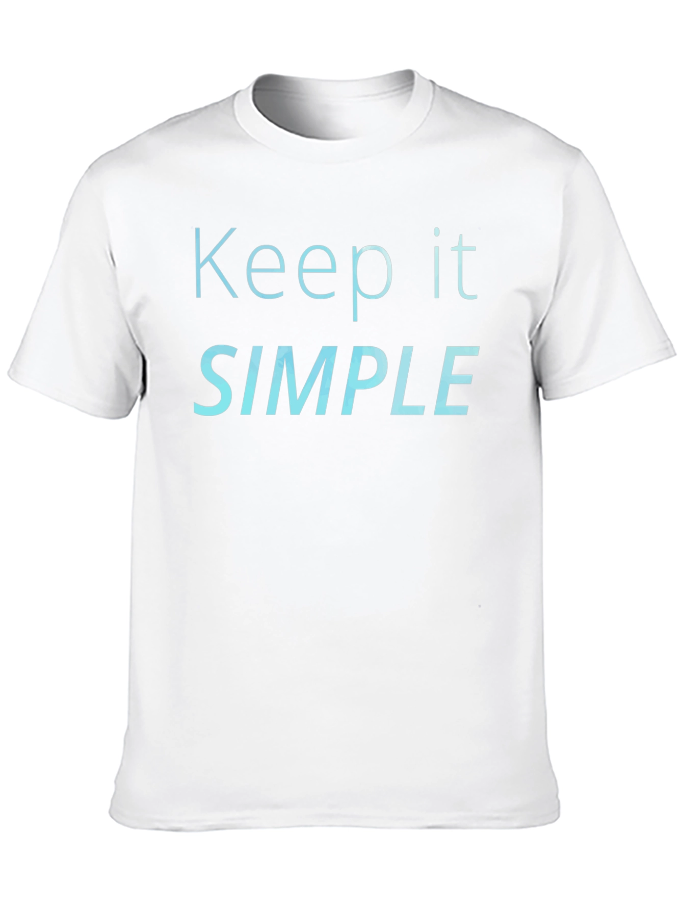 Keep It Simple Black T-Shirt