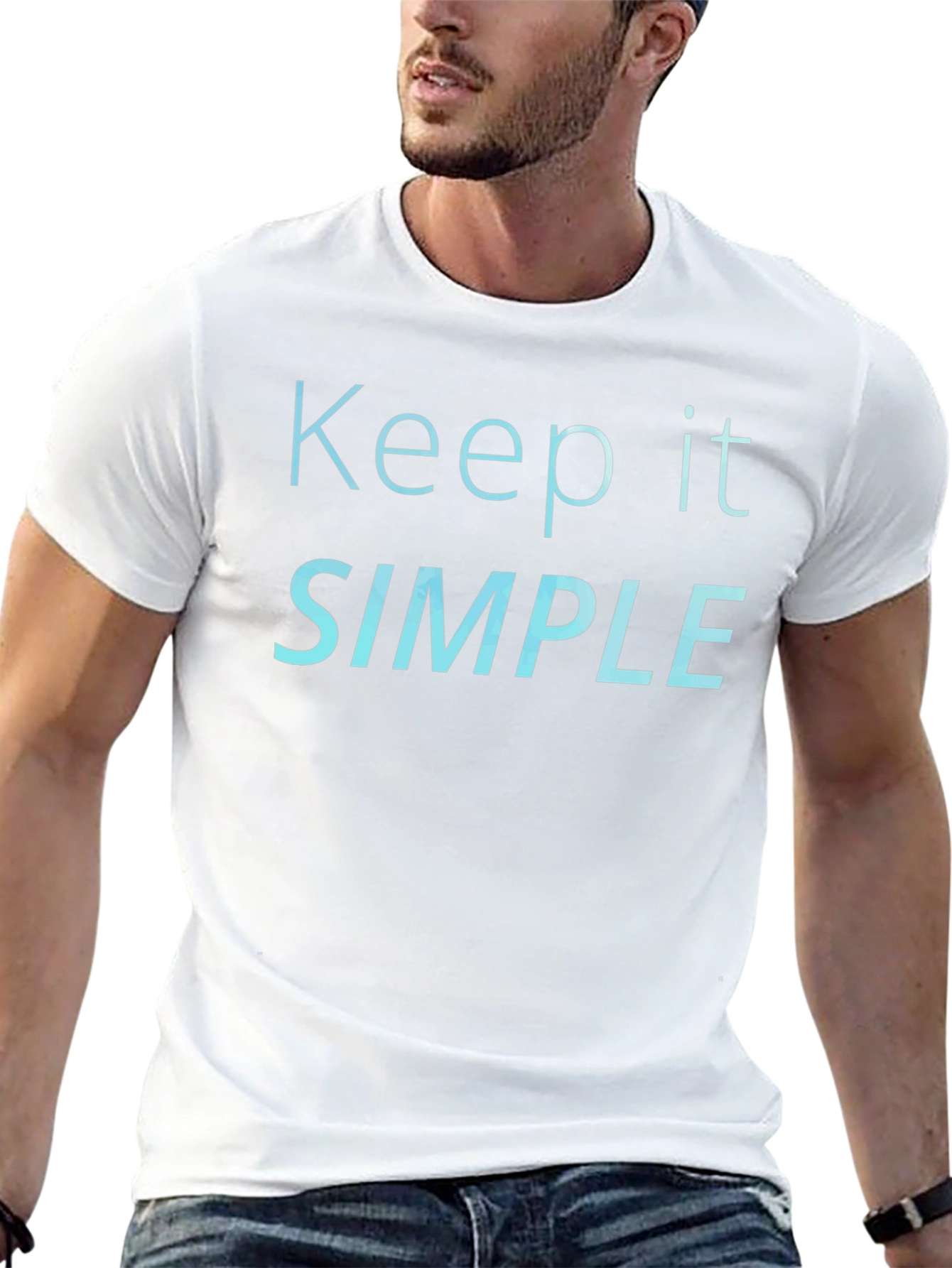 Keep It Simple Black T-Shirt