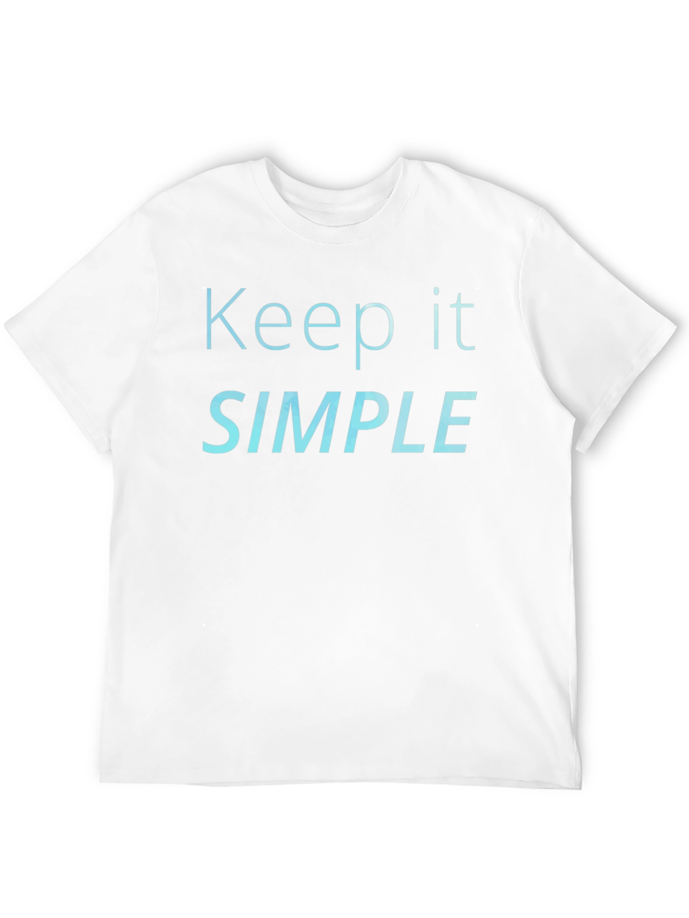 Keep It Simple Black T-Shirt