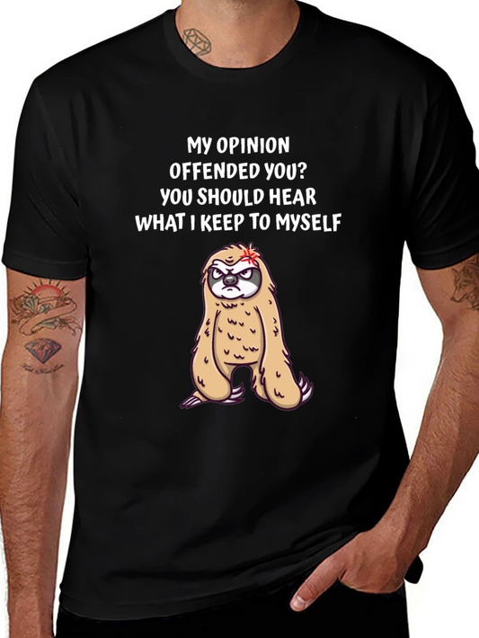 Offended Sloth T-Shirt - Funny Graphic Tee