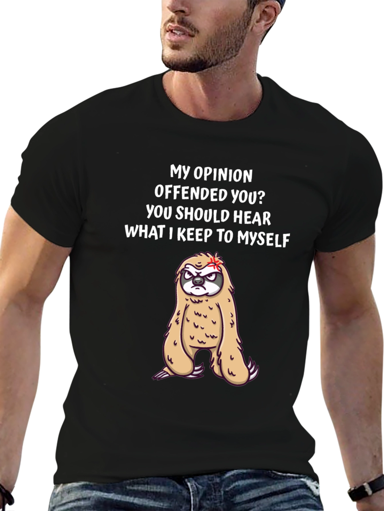 Offended Sloth T-Shirt - Funny Graphic Tee