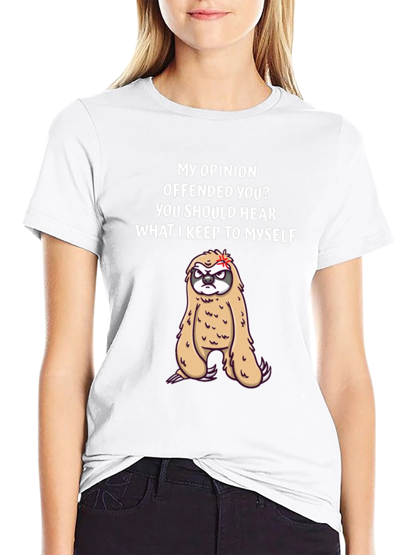 Offended Sloth T-Shirt - Funny Graphic Tee