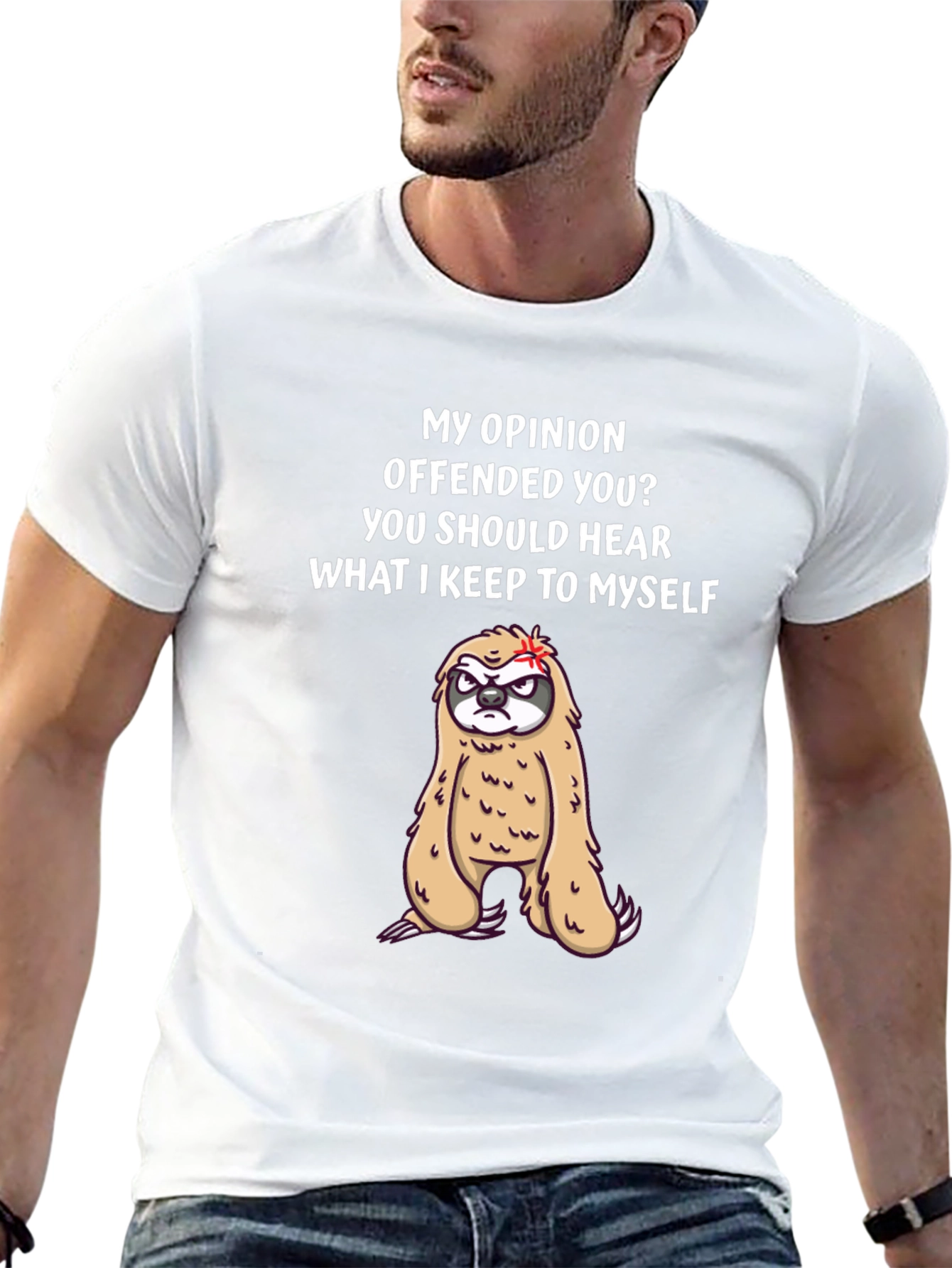 Offended Sloth T-Shirt - Funny Graphic Tee