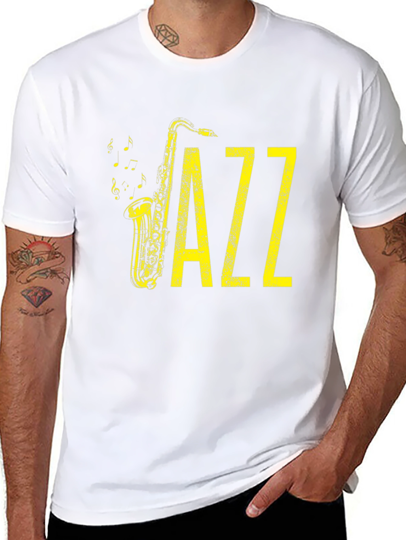 Jazz Music T-Shirt - Saxophone Graphic Tee