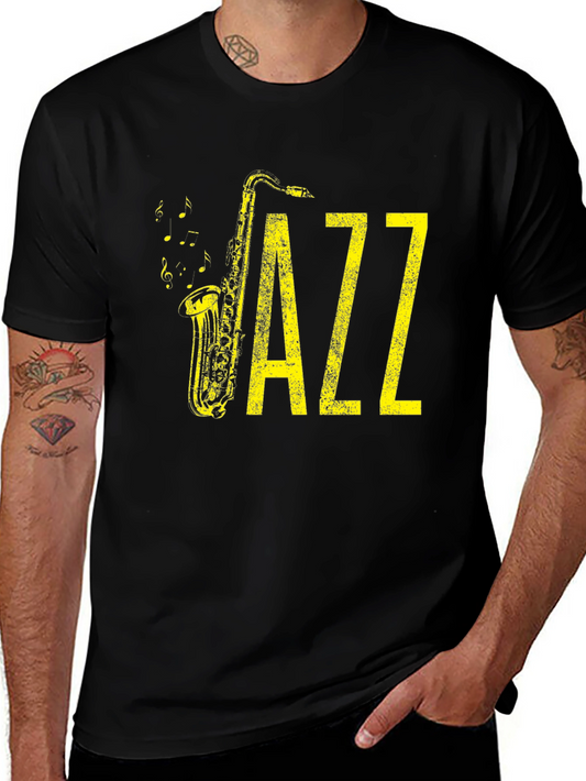 Jazz Music T-Shirt - Saxophone Graphic Tee