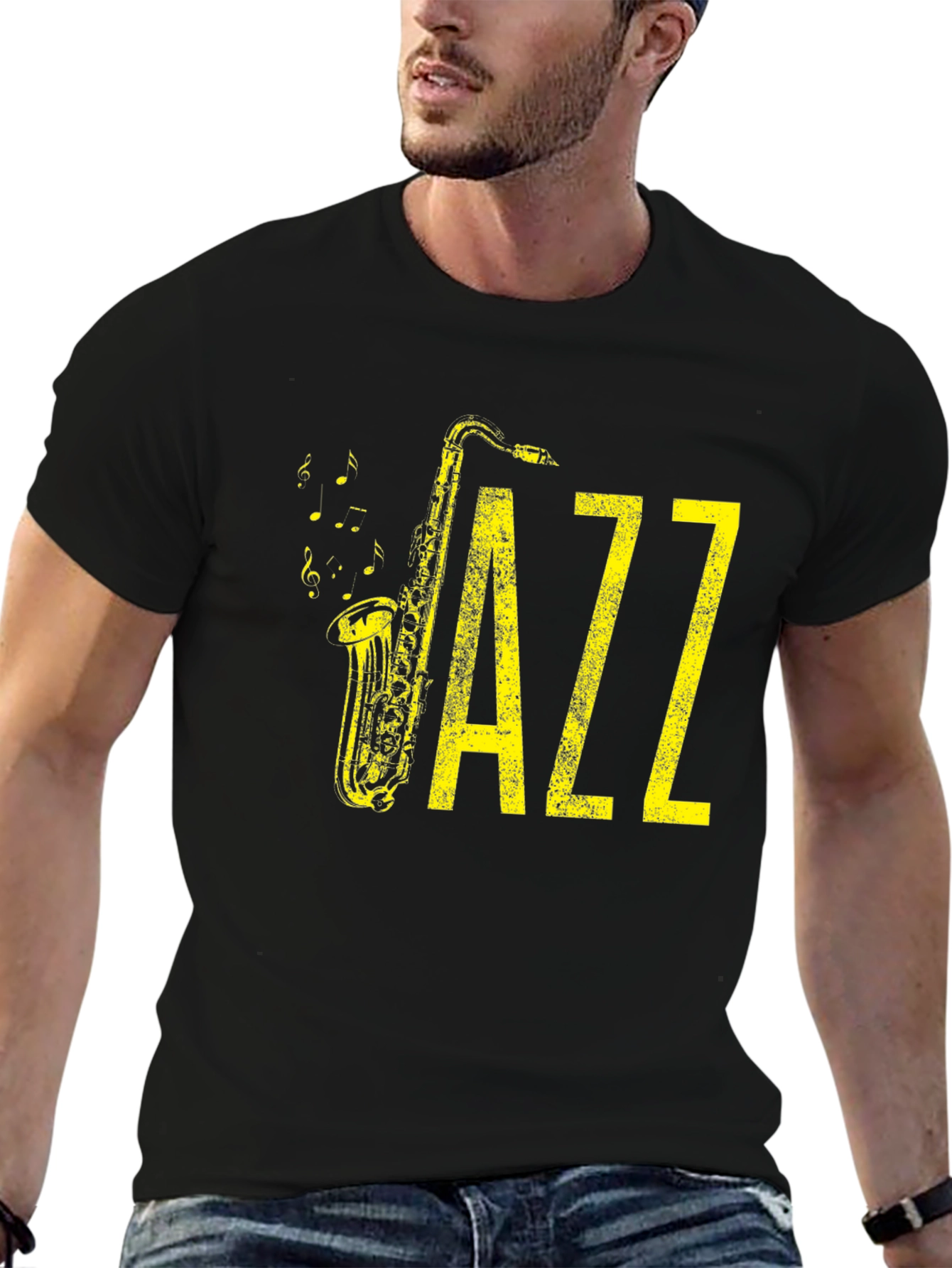 Jazz Music T-Shirt - Saxophone Graphic Tee